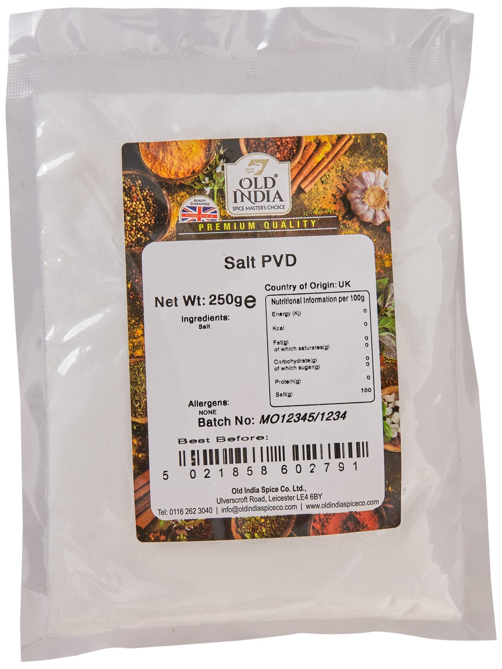 Old India Salt PVD 250g