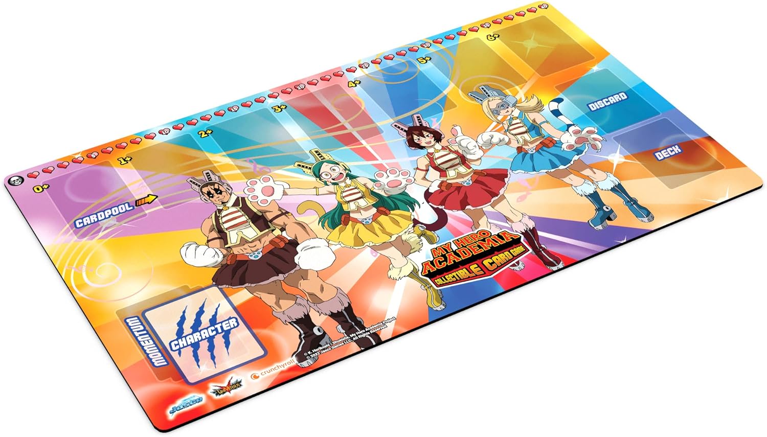 Jasco Games My Hero Academia CCG Wild Wild Pussycats Play Mat 5