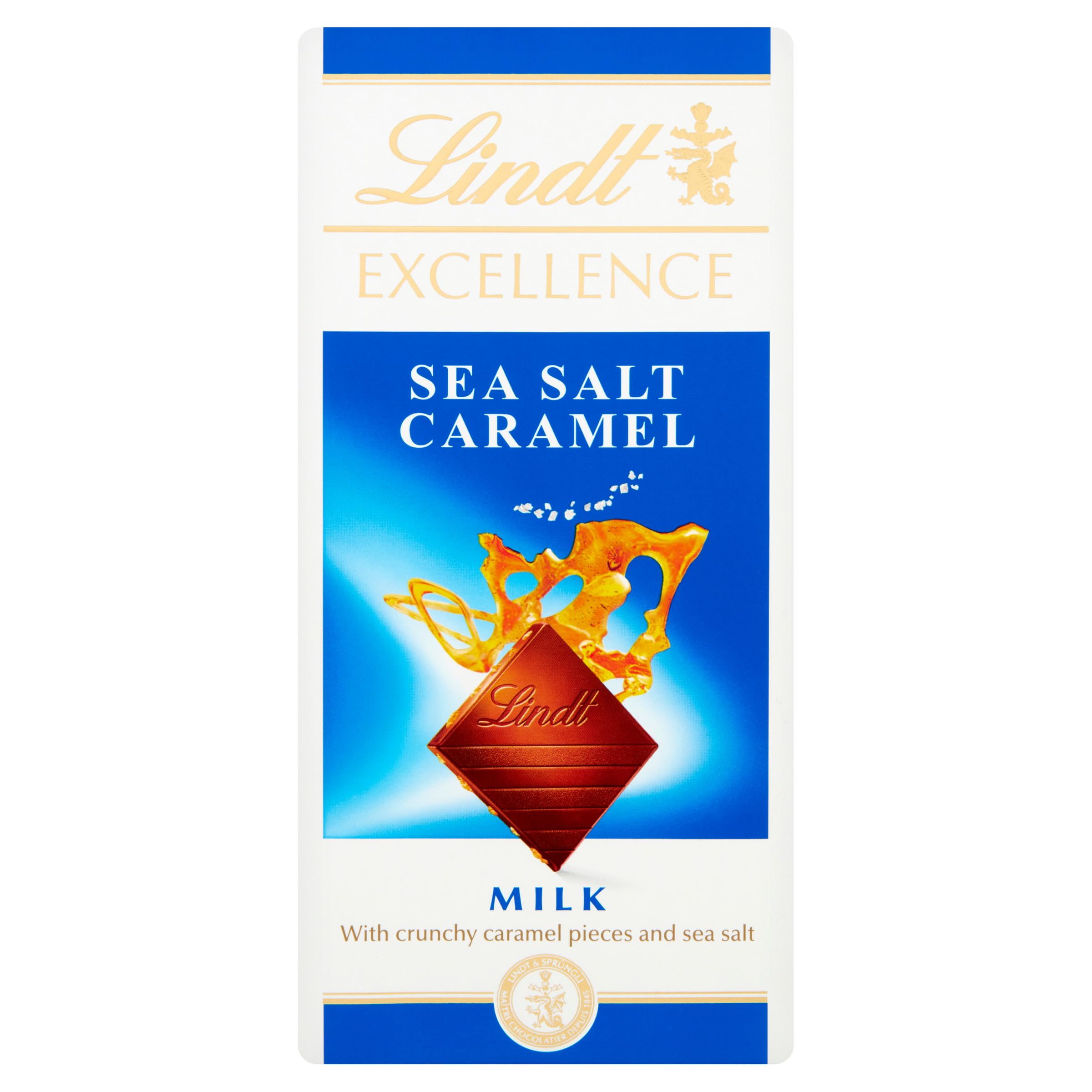Lindt Excellence Milchschokolade mit Meersalz &amp; Karamell, 100g 4