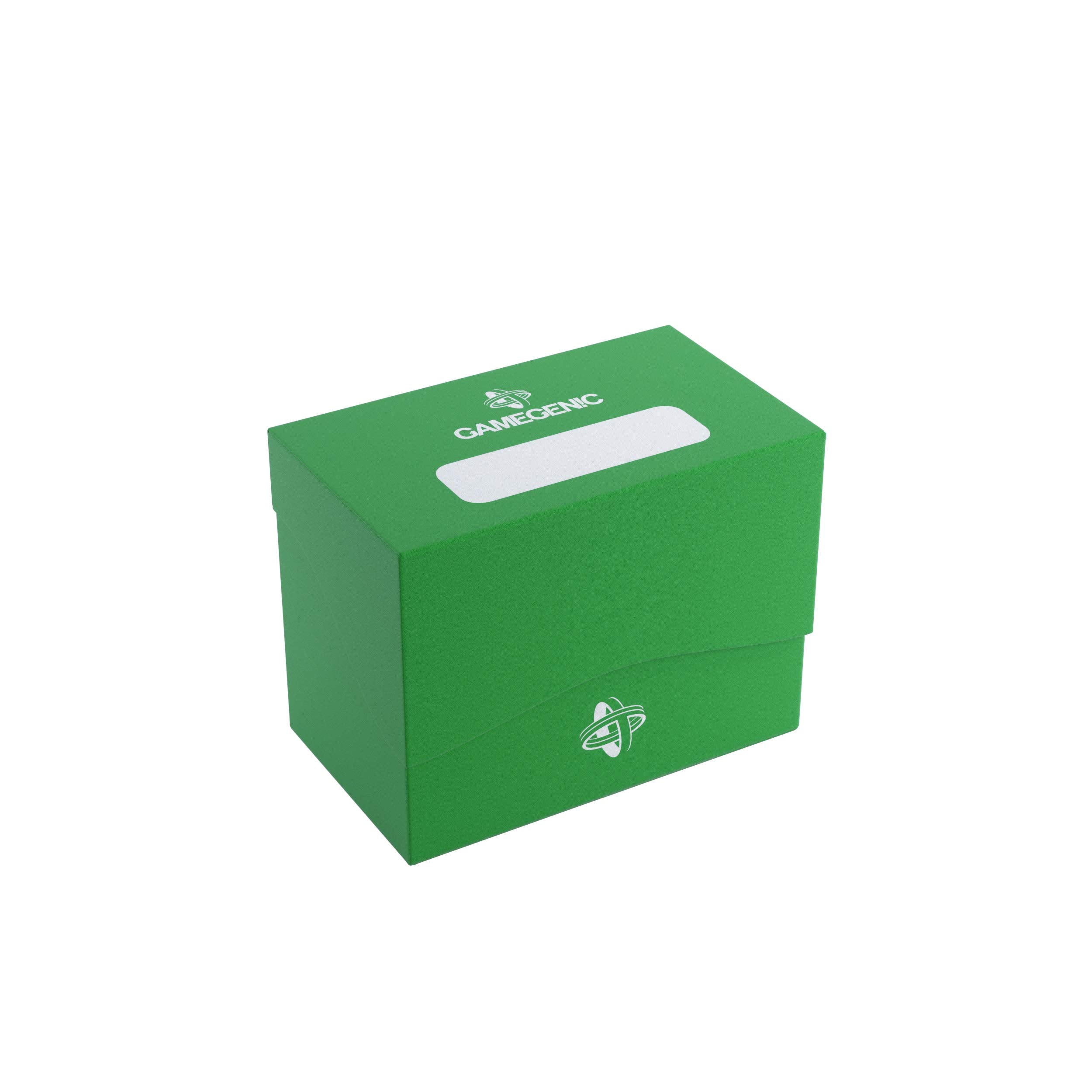 Gamegenic 80-Card Side Holder - Green | Side-Loading | Durable Plastic