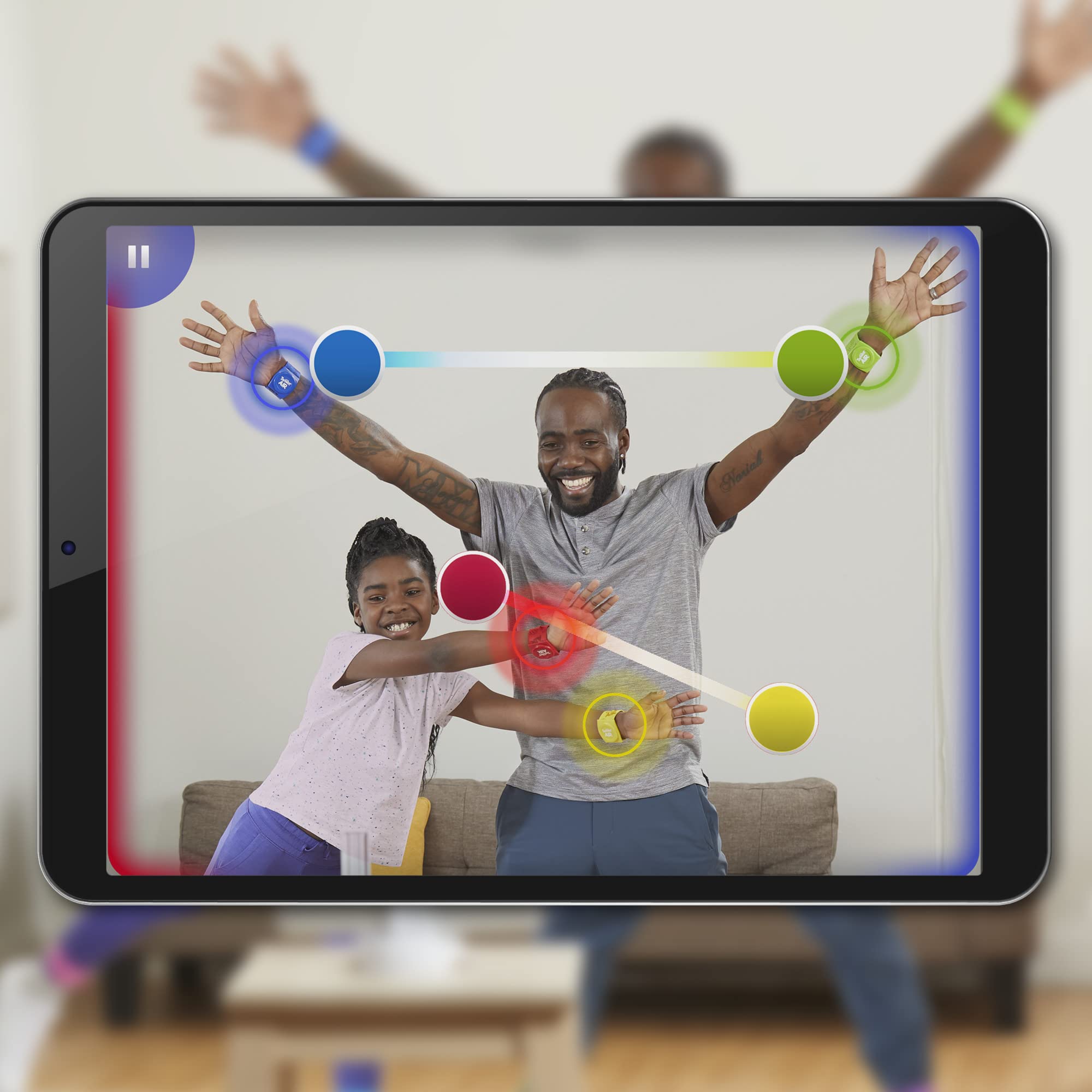 Hasbro Gaming Twister Air Augmented Reality Party Game for Ages 8+ 4