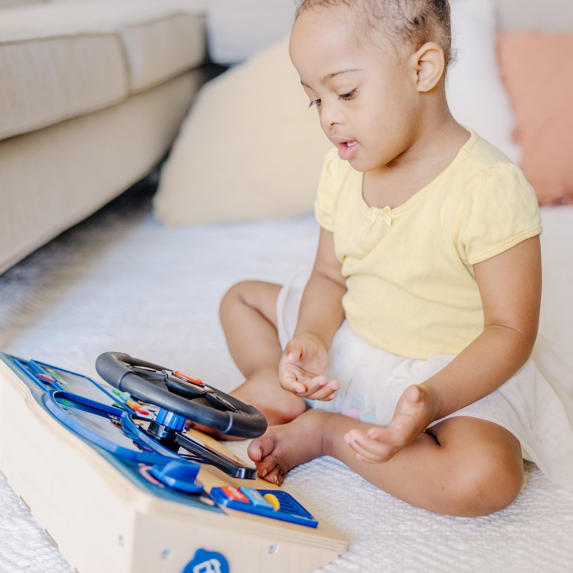 Spin Master Wooden Dashboard Toy with Lights & Sound Effects | Ages 3-7 | Multicolor 6
