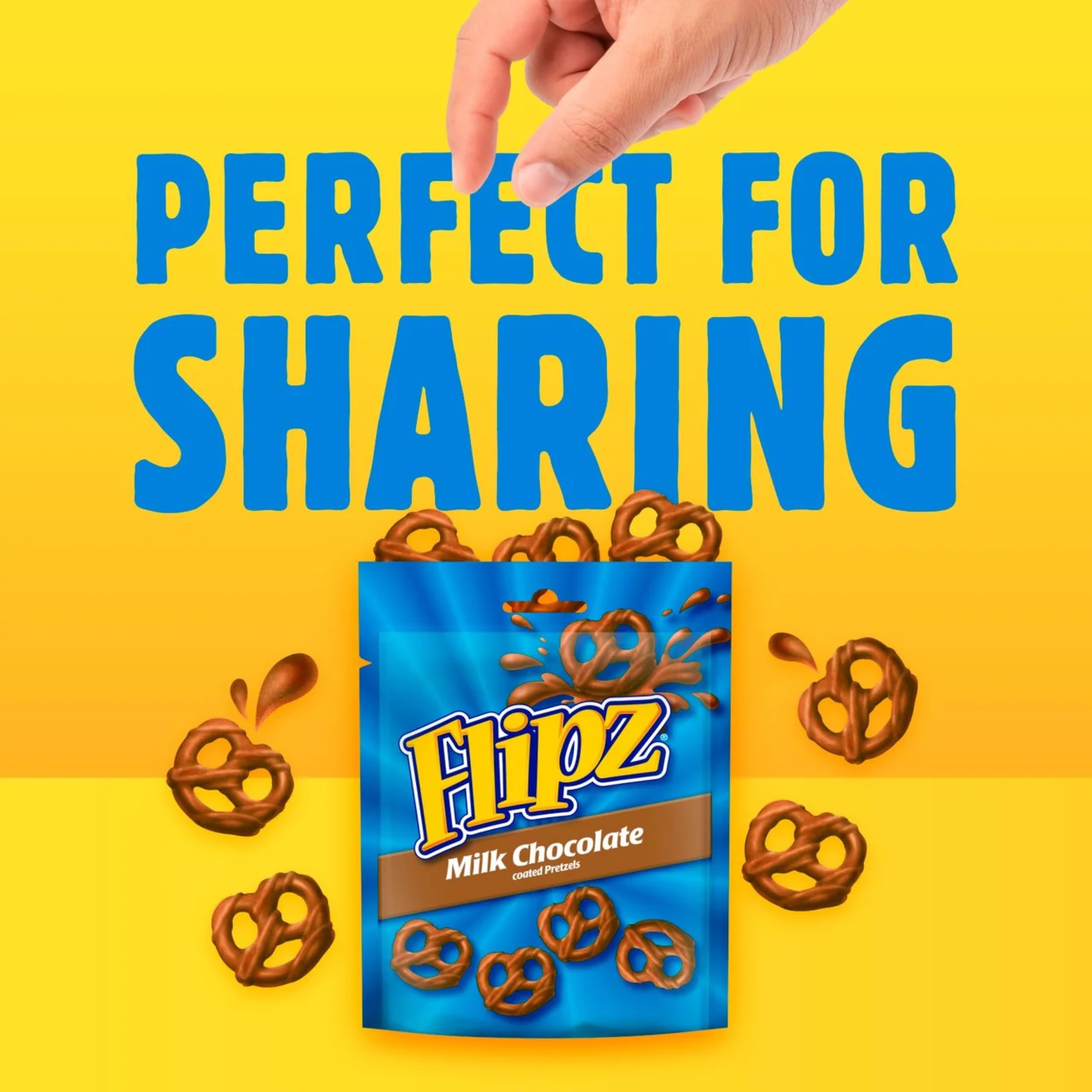 Flipz Milk Chocolate Coated Pretzels, 90 g (Pack of 6) 3