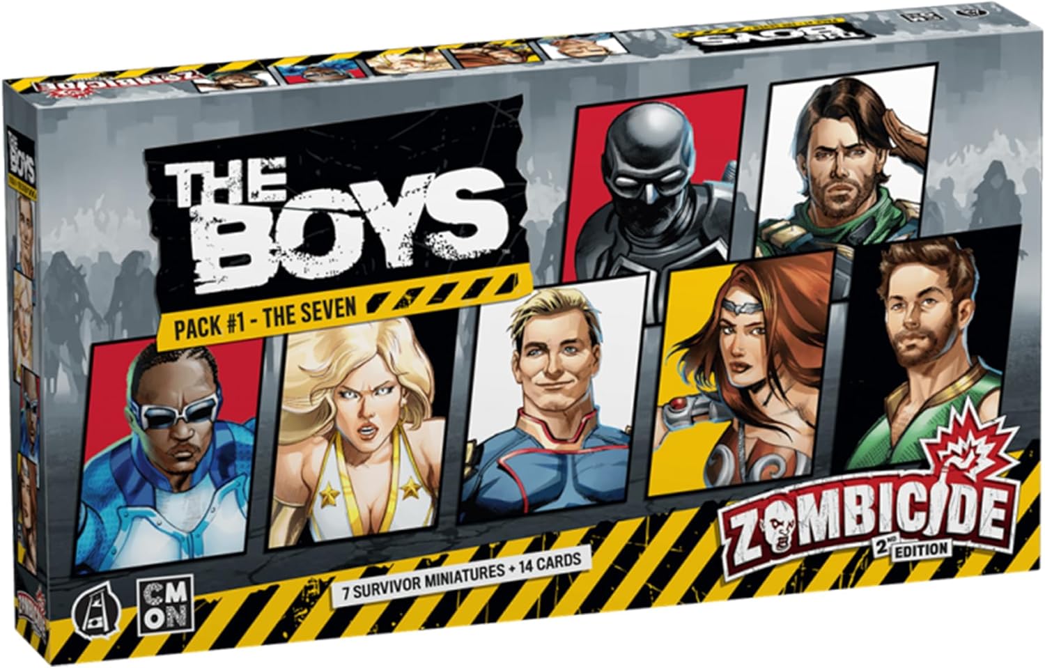 CMON Zombicide The Boys Character Pack #1 - Survivors from The Seven for Zombie Board Game