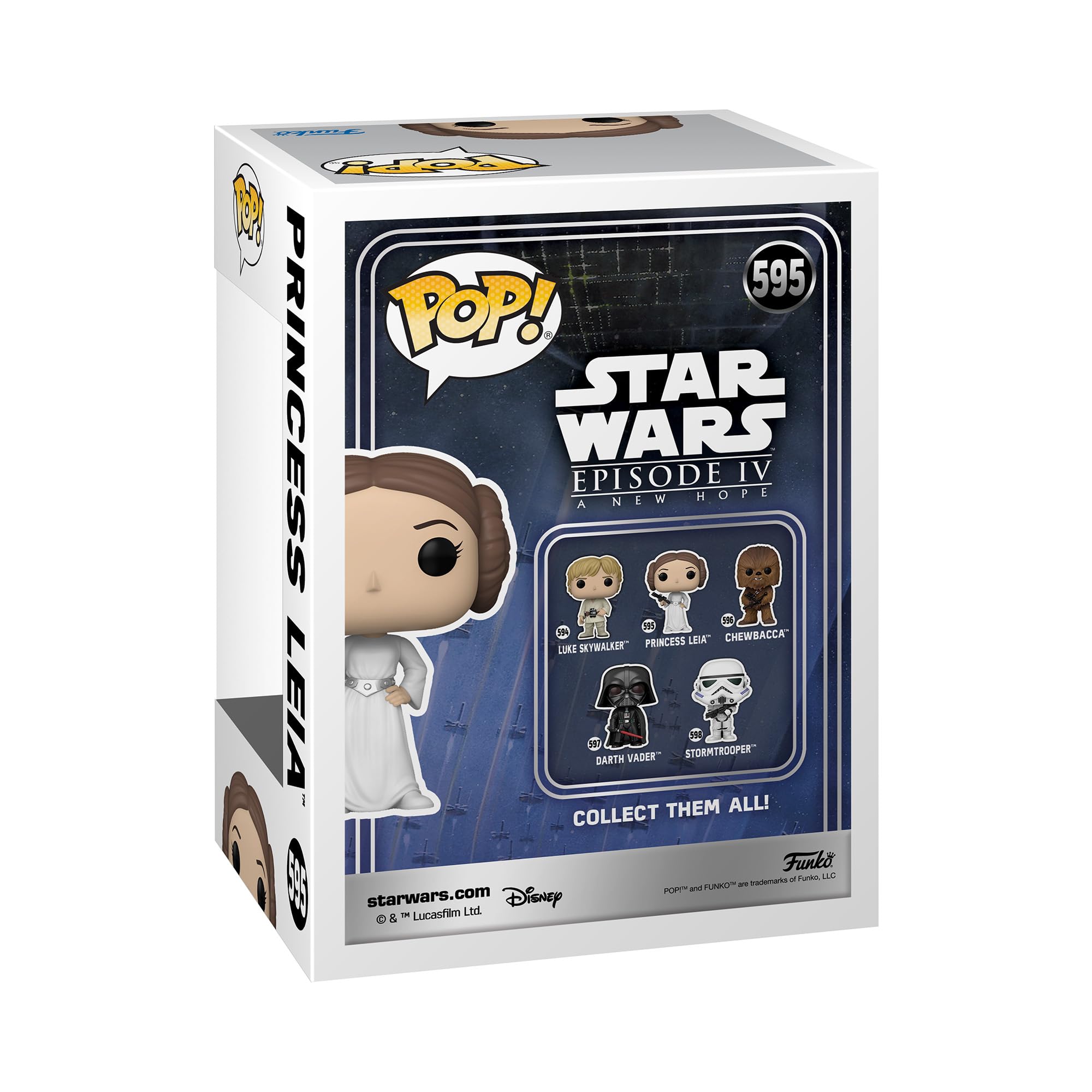 Funko Pop! Star Wars: Episode IV - Princess Leia Vinyl Figure 6