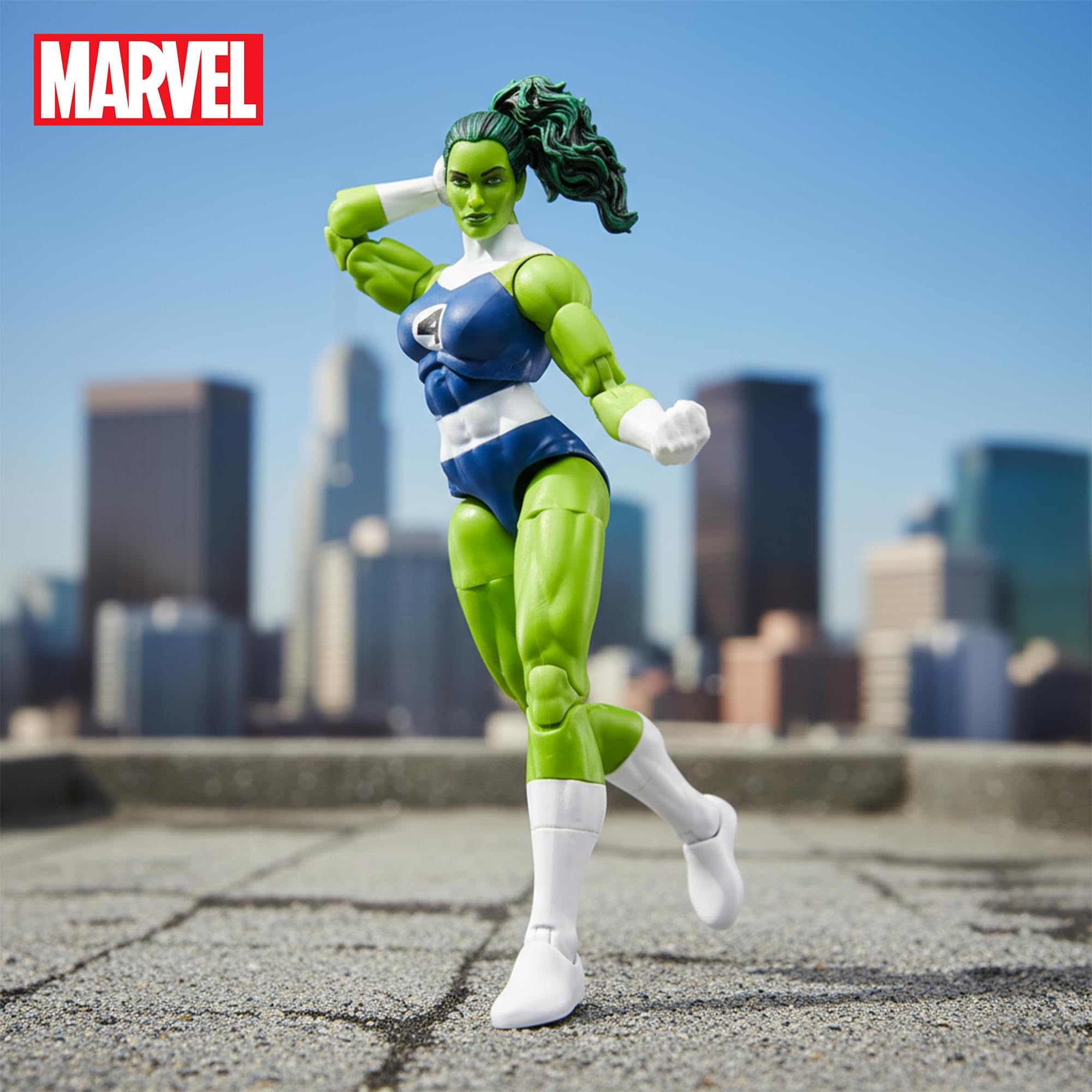 Marvel Legends Series She-Hulk Fantastic Four Action Figure | 6 Inch | Hasbro 6
