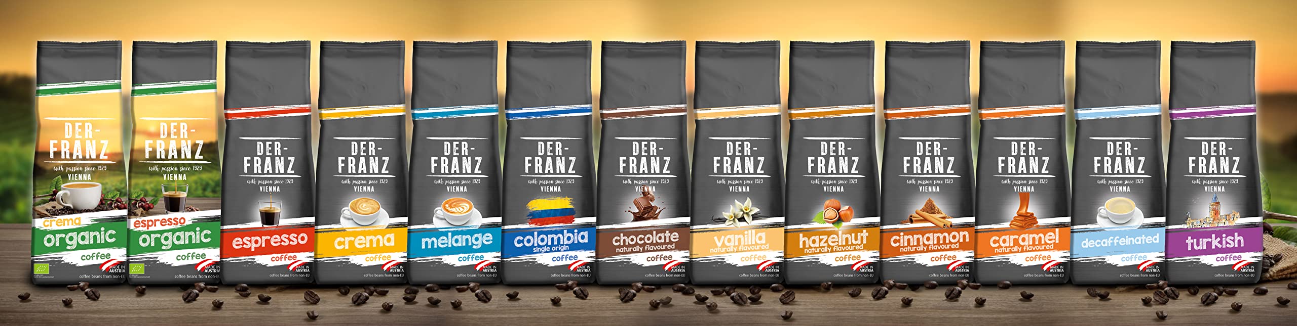 Der-Franz Espresso Organic Coffee, Whole Bean, 3 x 500 g 4