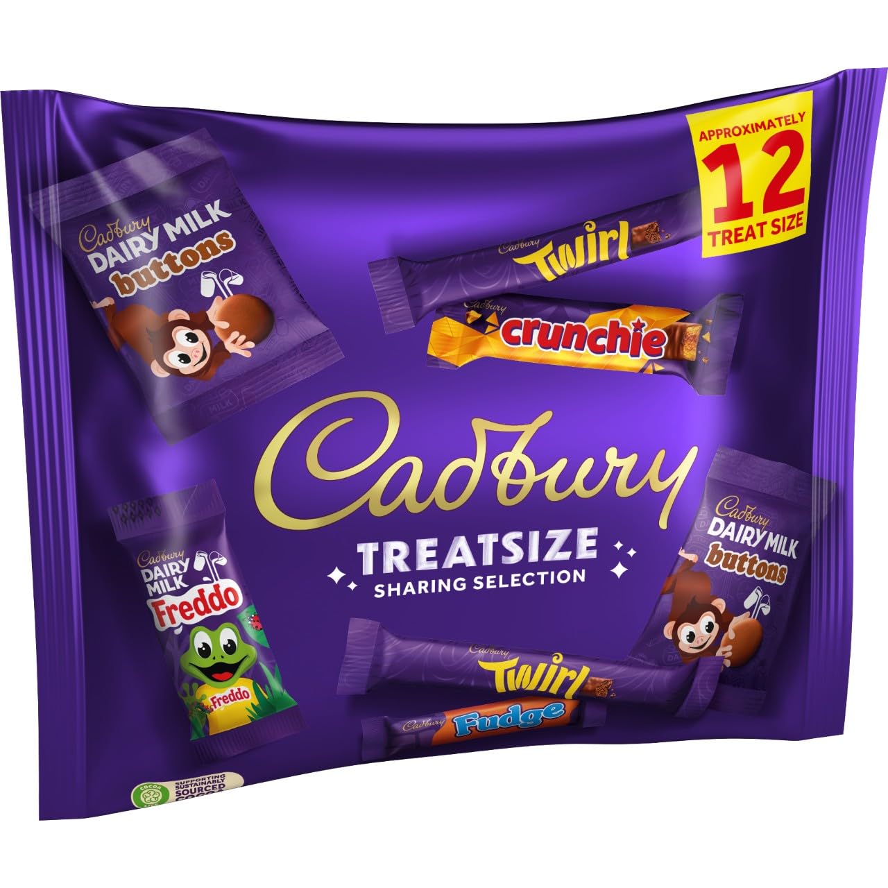 Cadbury Treatsize Sharing Selection – 223 g Schokoladen-Vielfaltspackung 4