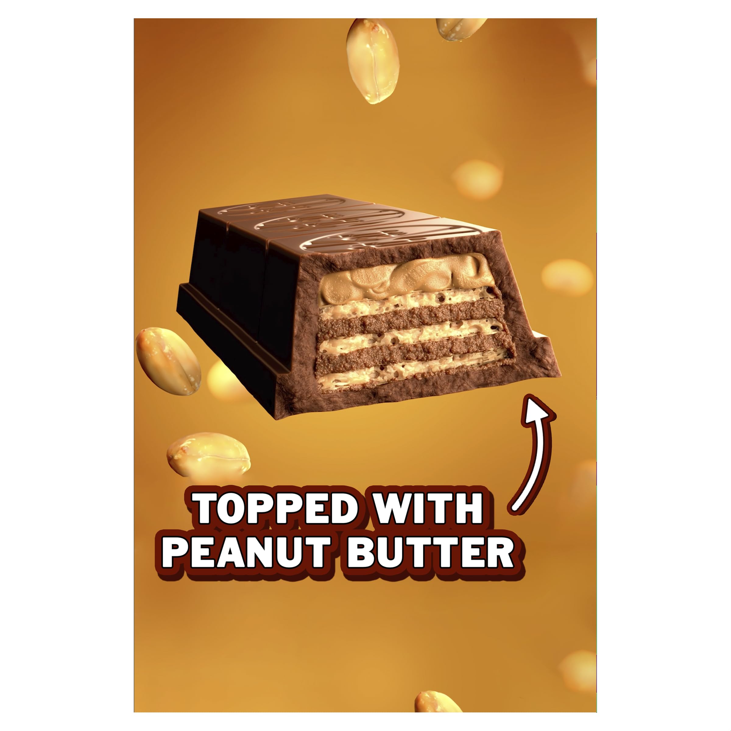 KitKat Chunky Peanut Butter Milk Chocolate Bars, 24 x 42 g