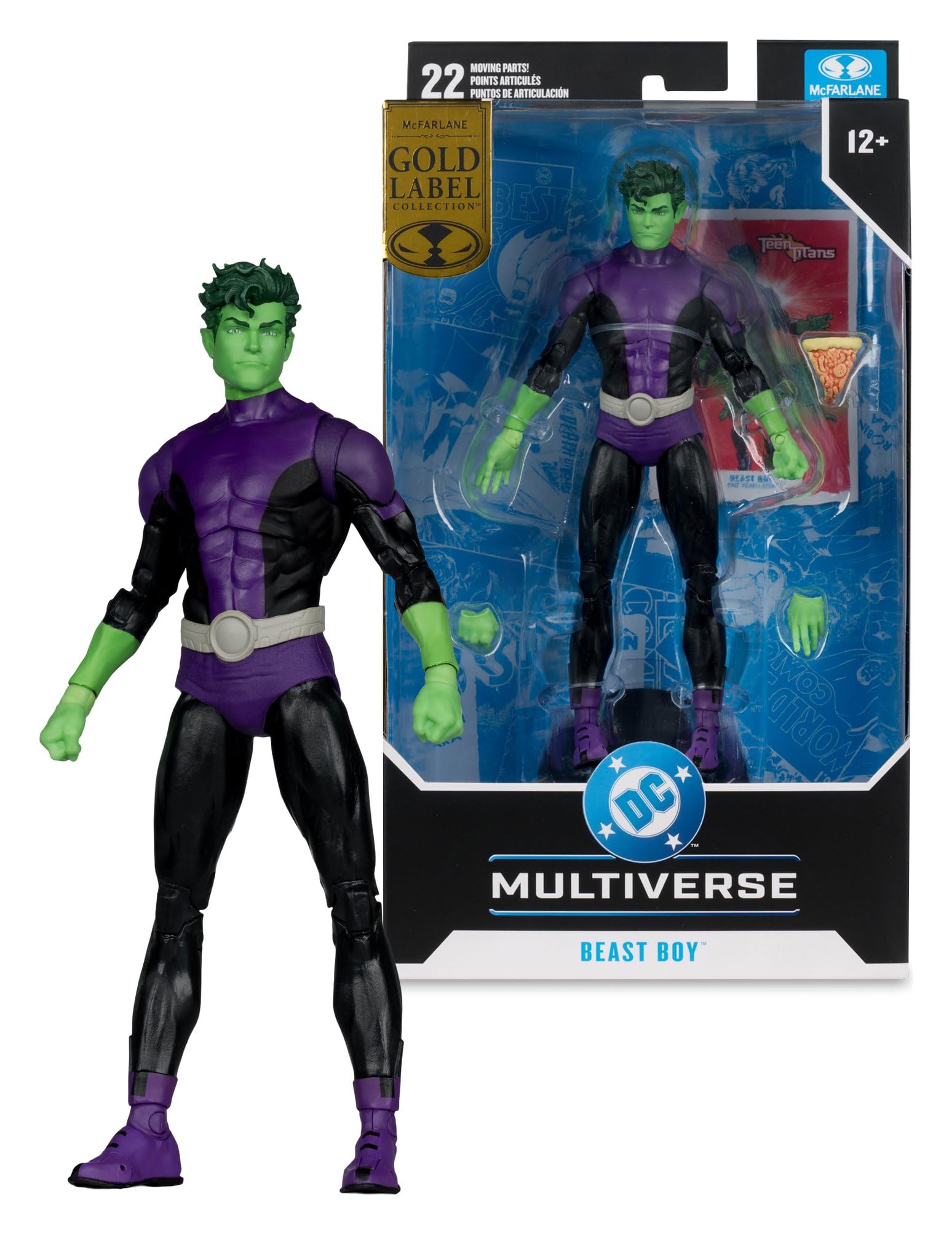 McFarlane DC Multiverse Beast Boy (One Year Later) Gold Label 7in Action Figure 4