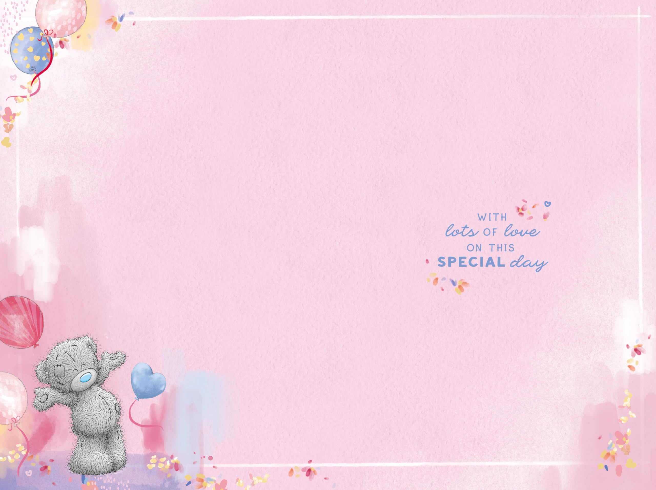 Me To You Bear Tatty Teddy 50 Today Luxury Gold Embellished Birthday Card | 6 x 9 Inches 2