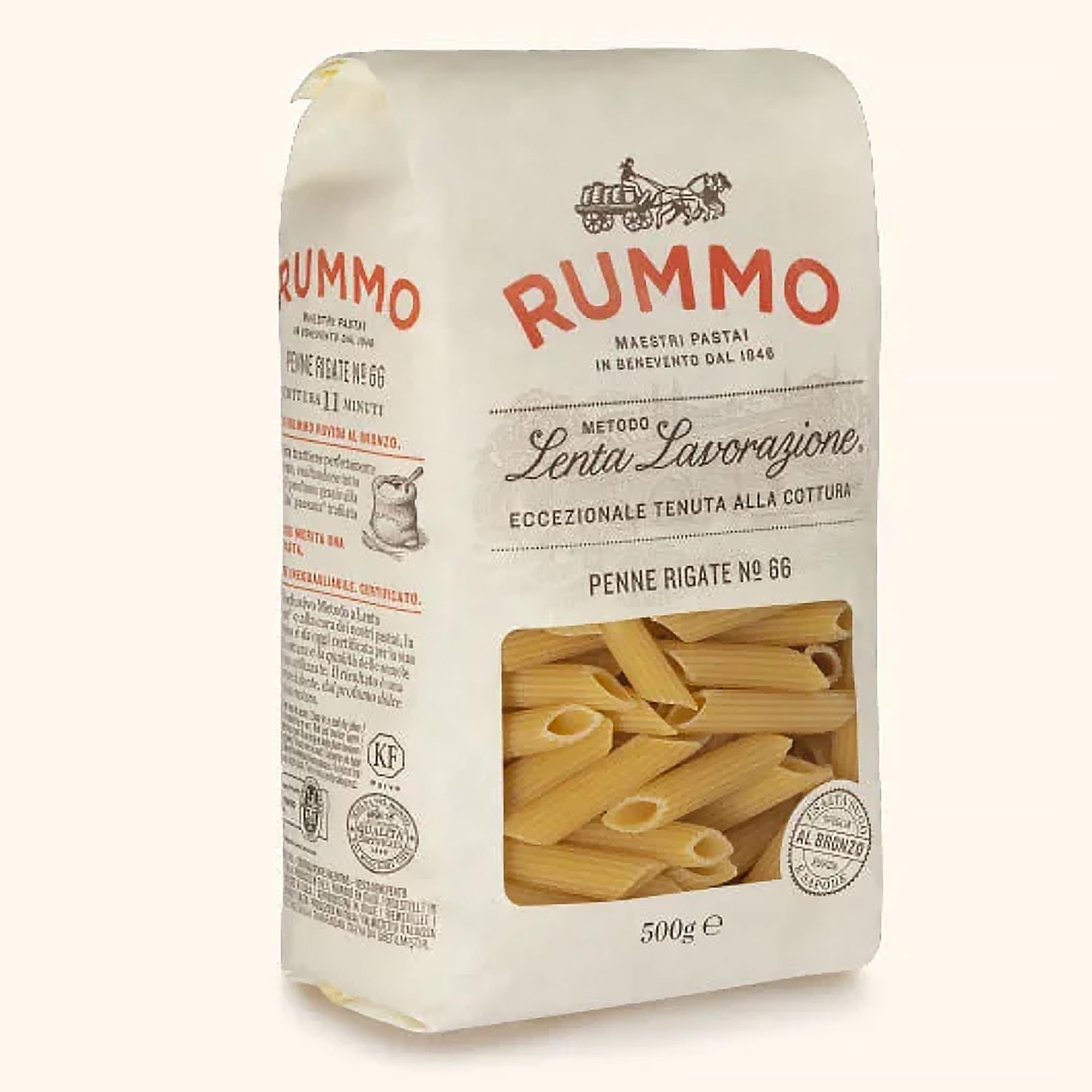 Rummo - Ridged Penne Rigate No.66 Pasta 500g 3
