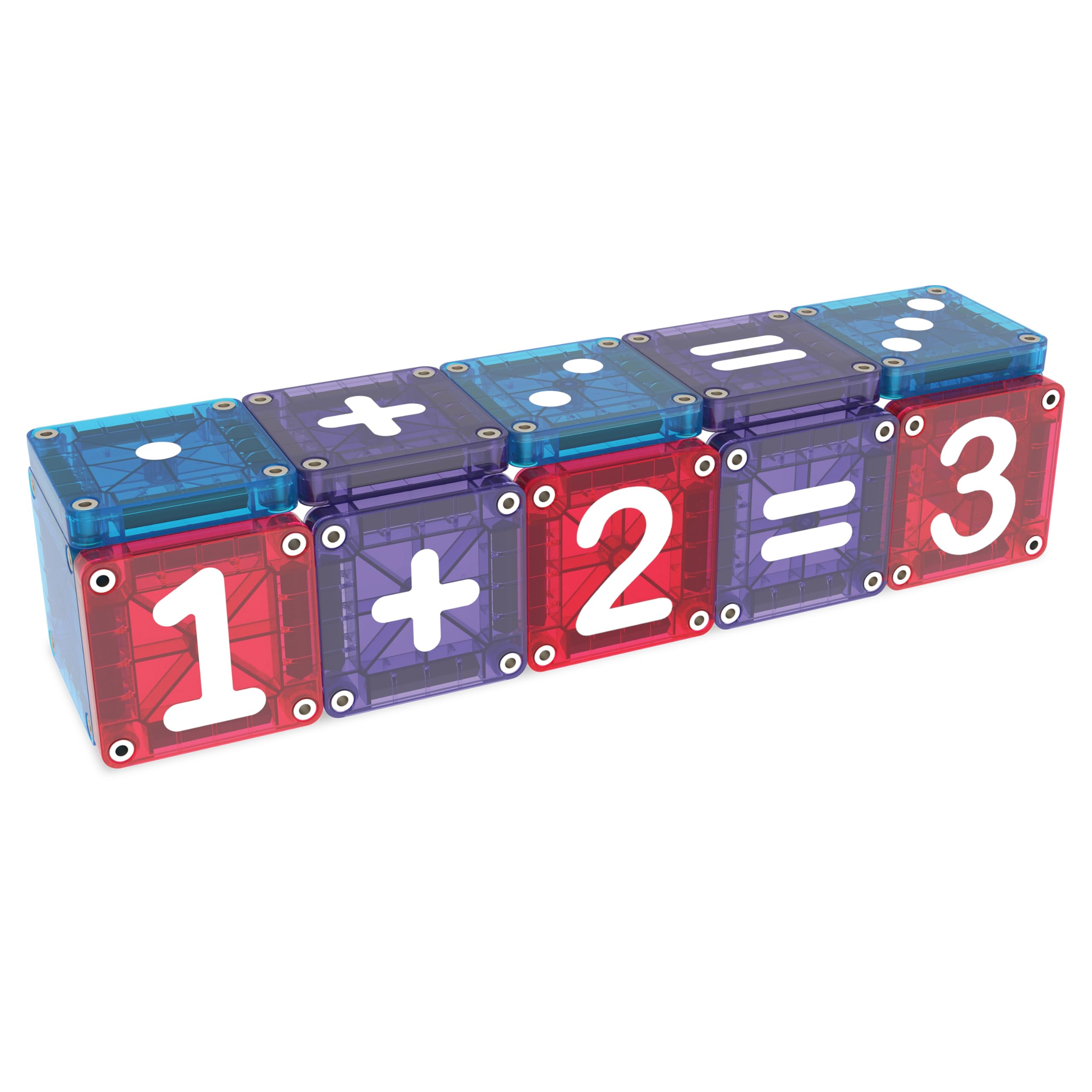 Magna-Tiles microMAGS Learn Numbers 56-Piece Magnetic Building Set | Ages 3+ | Unisex Children 6