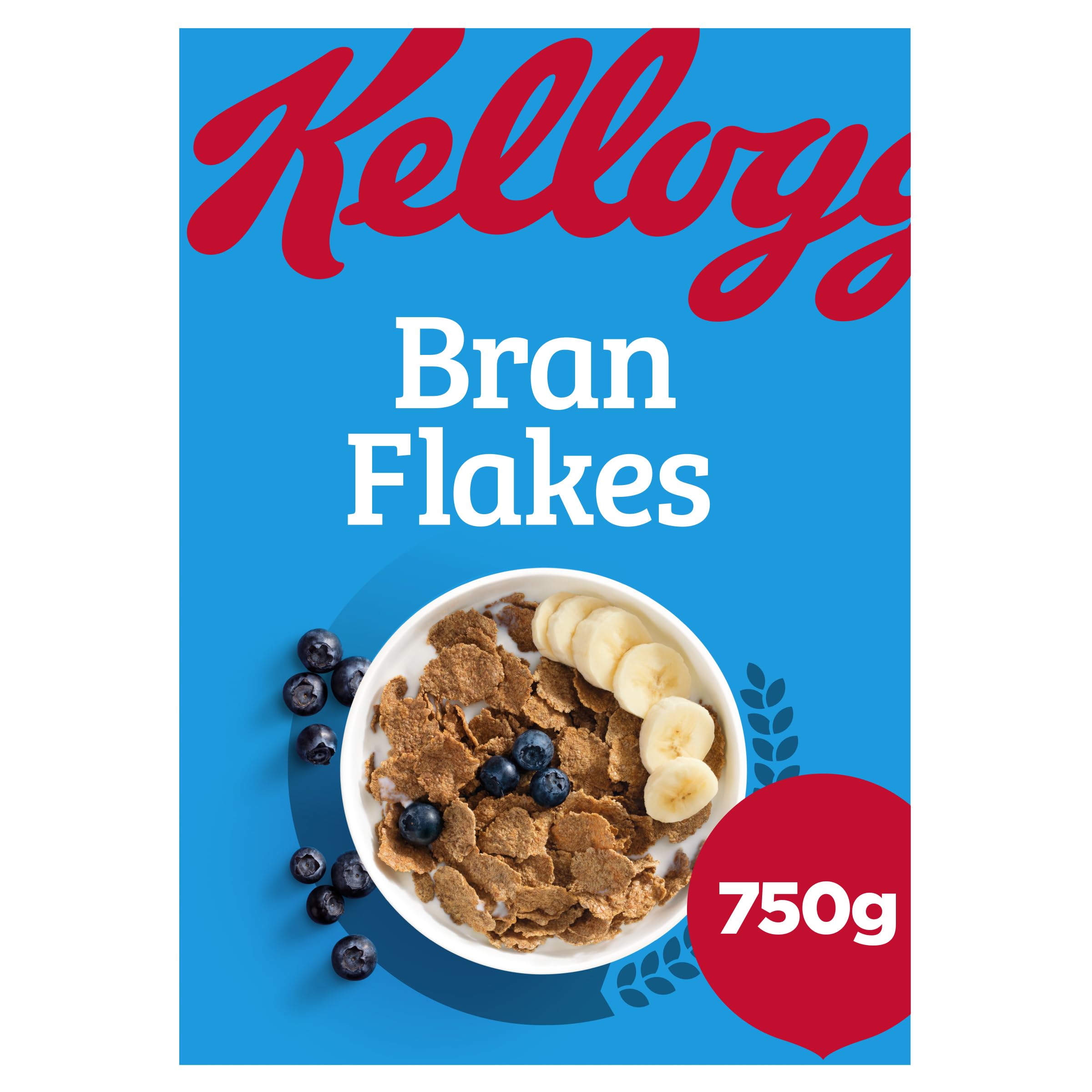Kellogg's All Bran Bran Flakes Cereal - Crunchy Whole Wheat Flakes with Wheat Bran Fibre | 750g