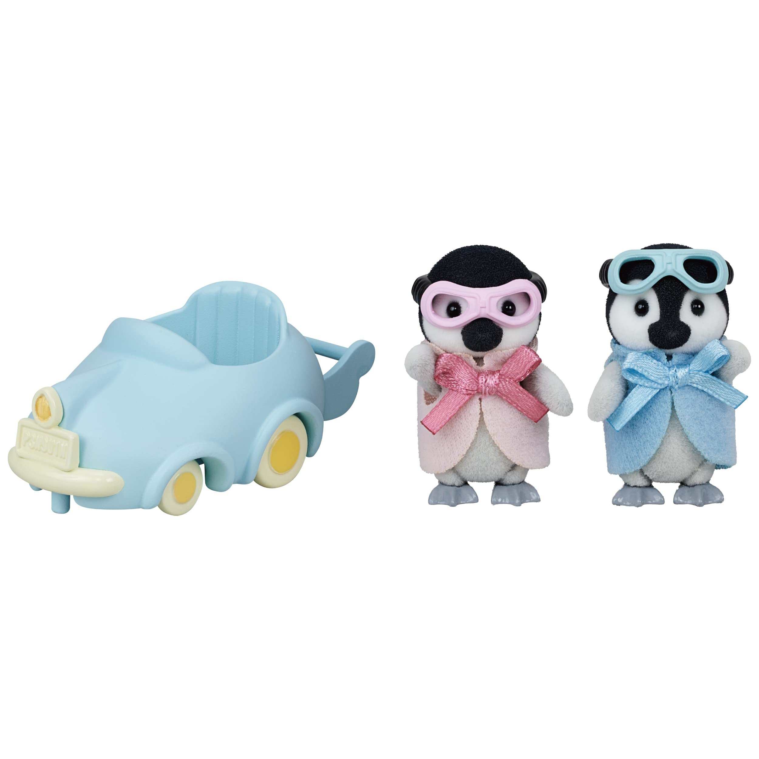 EPOCH Sylvanian Families Penguin Babies Ride ‘n Play Playset | Ages 3+ | Multicolor Plastic 1