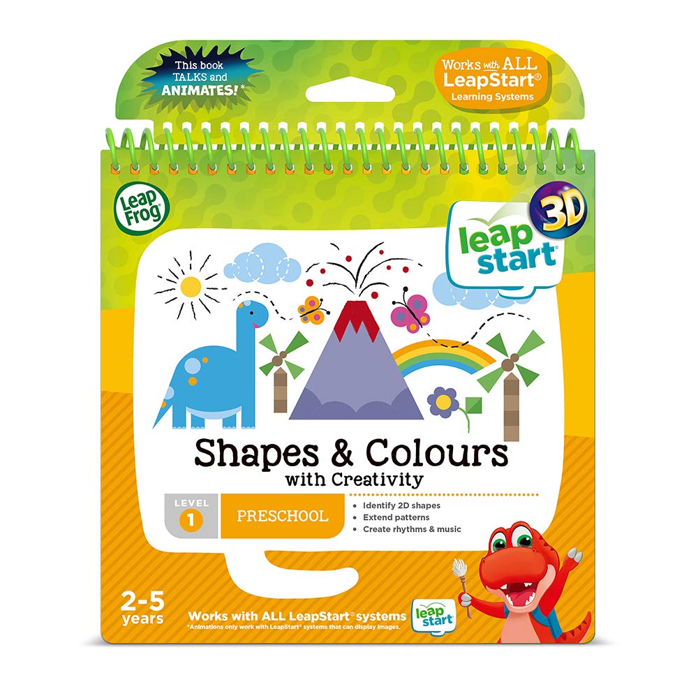 LeapFrog 460503 Shapes and Colours Activity Book - Educational Learning for Ages 2-5