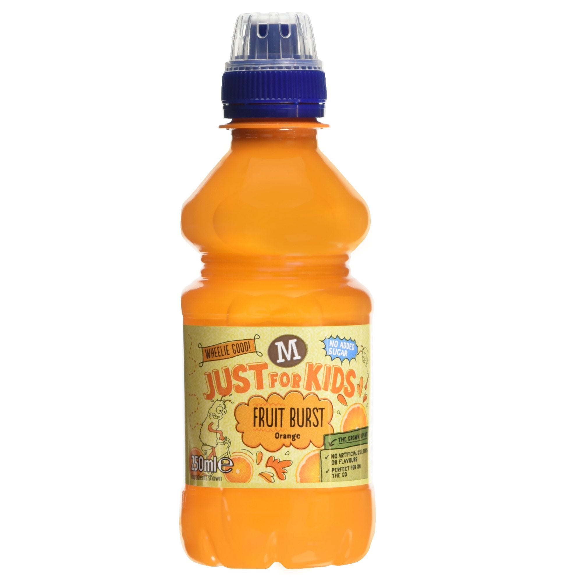 Morrisons No Added Sugar Fruit Burst Orange Juice Drink, 4 x 250ml