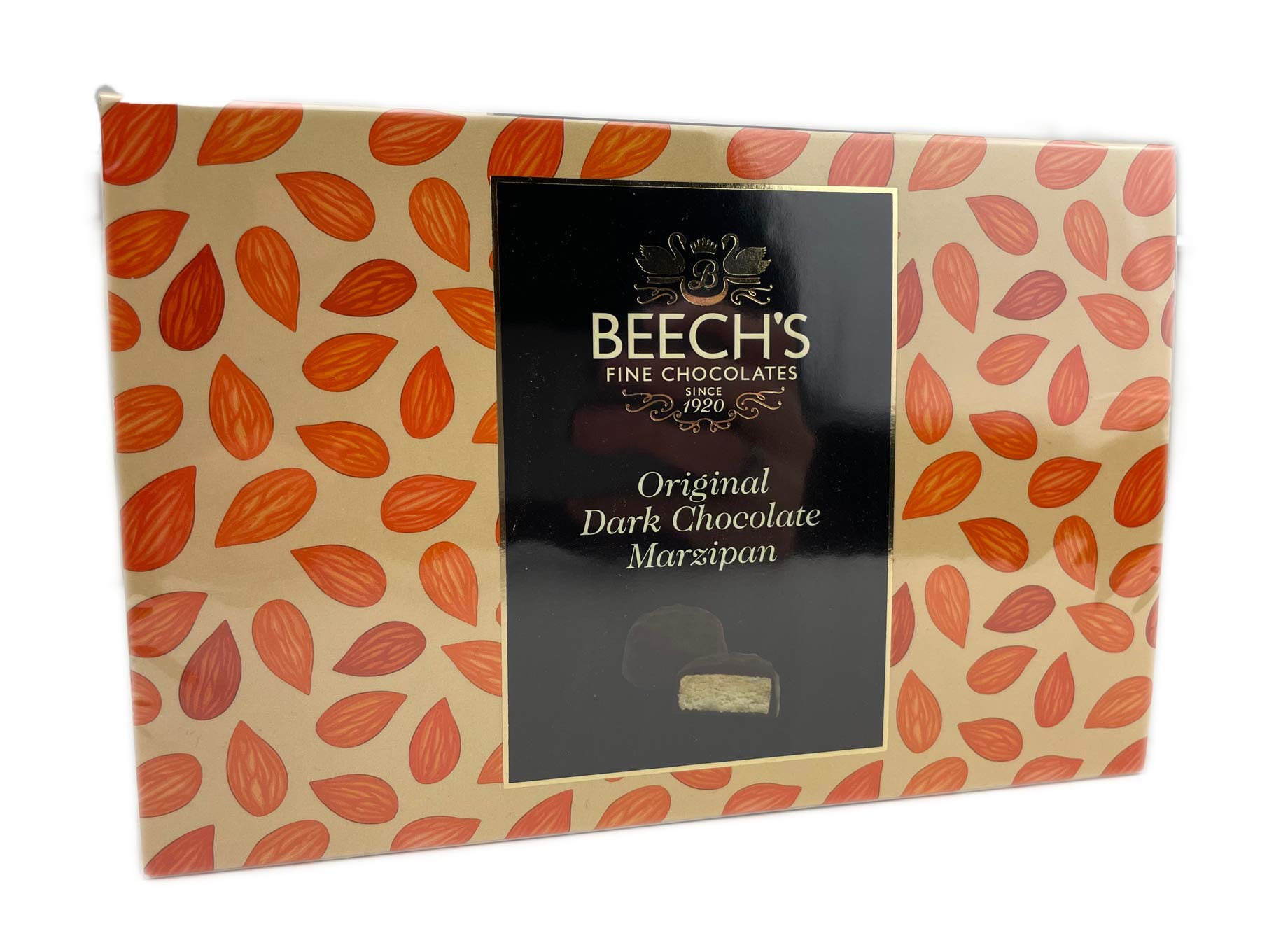 Beech's Dark Chocolate Marzipan, 150g - Smooth Almond Marzipan Covered in Rich Dark Chocolate