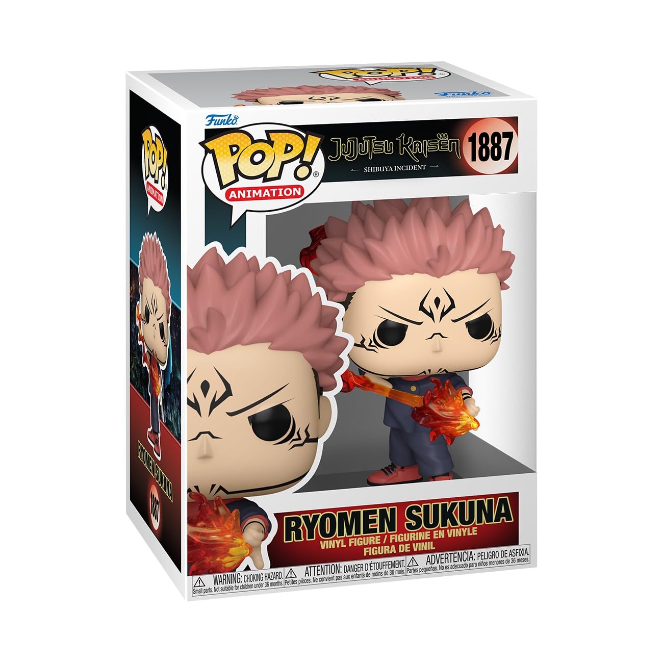 Funko Pop! Animation: Jujutsu Kaisen - Ryomen Sukuna (Fire Arrow) Vinyl Figure
