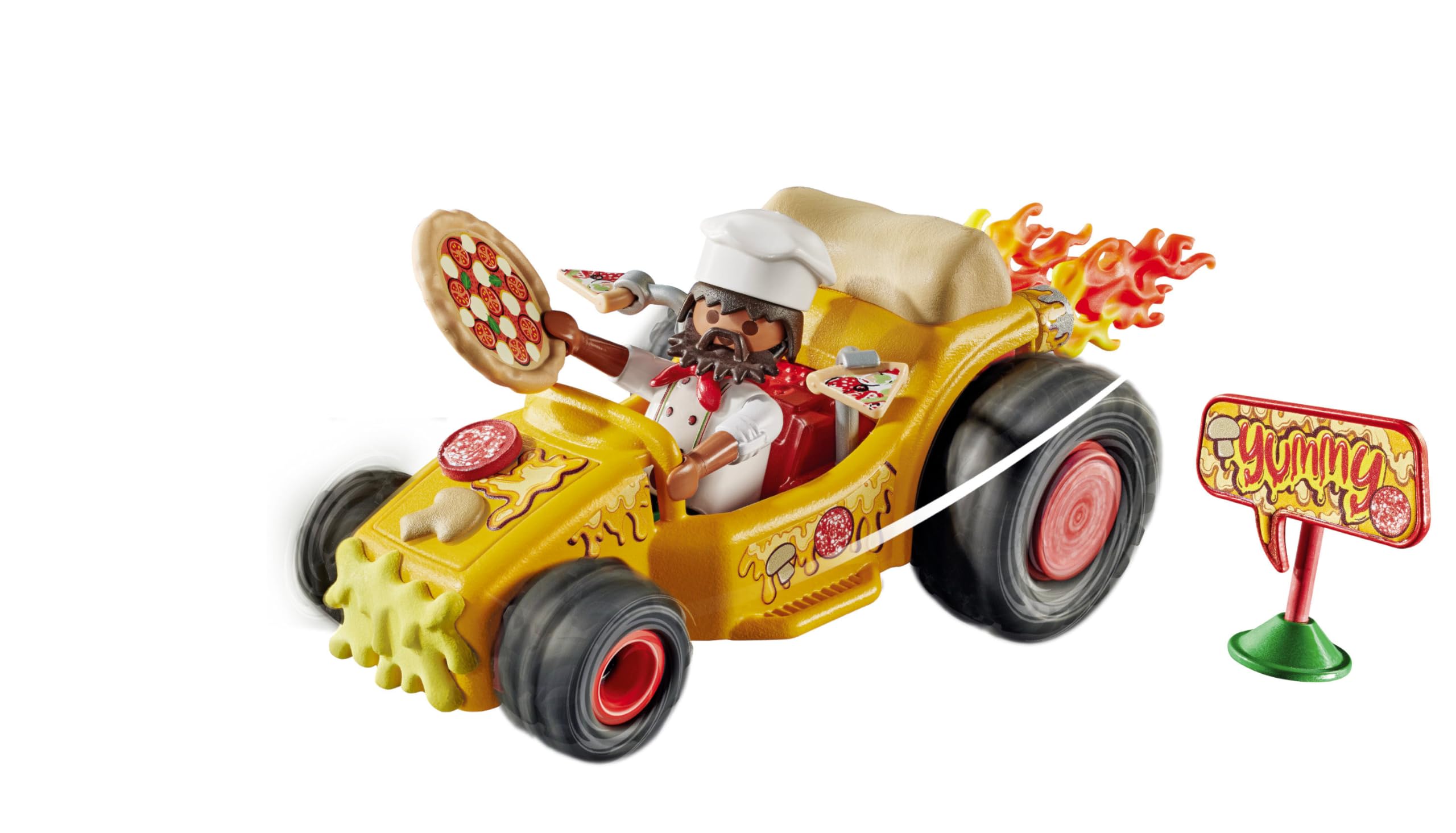 Playmobil Racing Pizza - Vehicle Playset for Kids 4+ 3