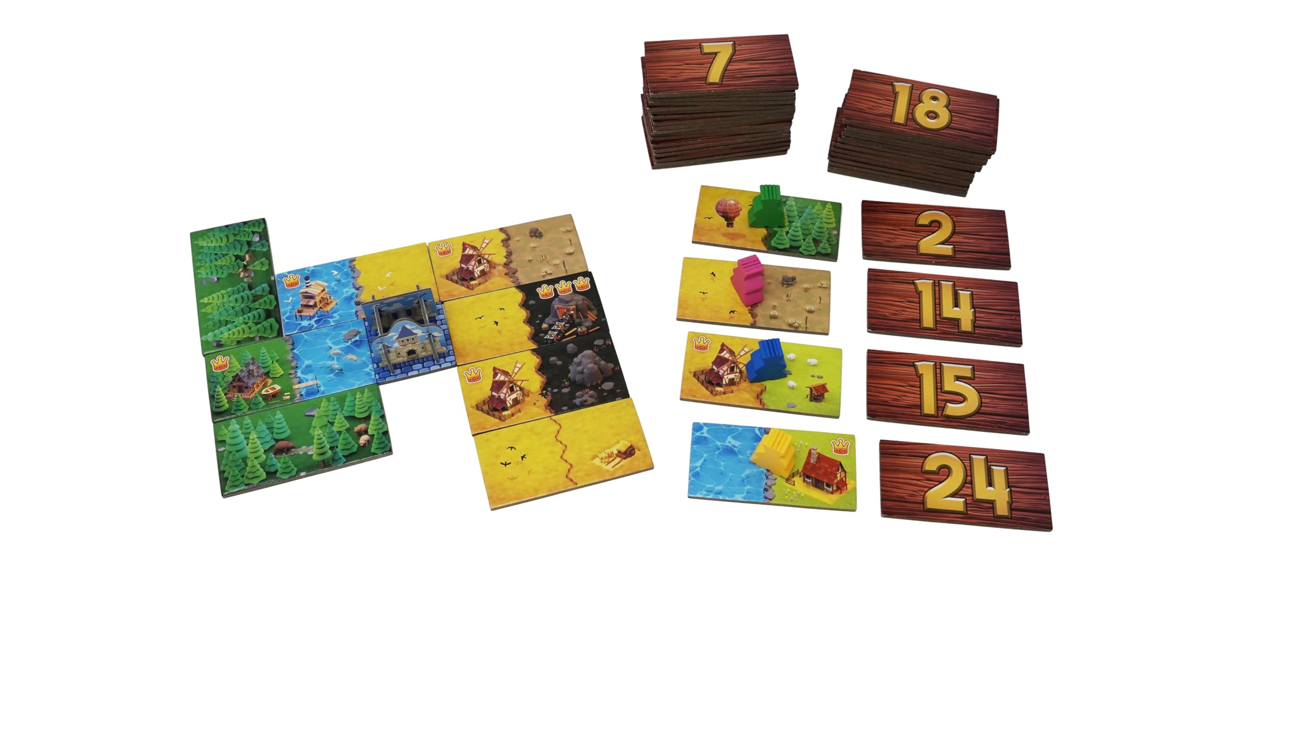 blue orange Kingdomino Refresh Edition Board Game | Ages 8+ | 2-4 Players | 15 Minutes 5