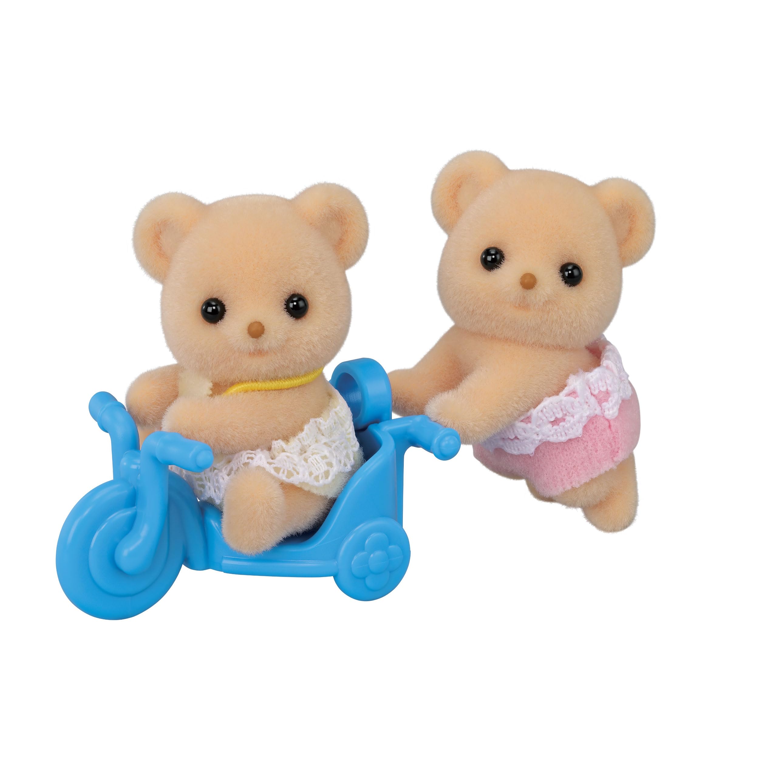 Sylvanian Families Biscuit Bear Twins with Tricycle Playset | Ages 3+ 1