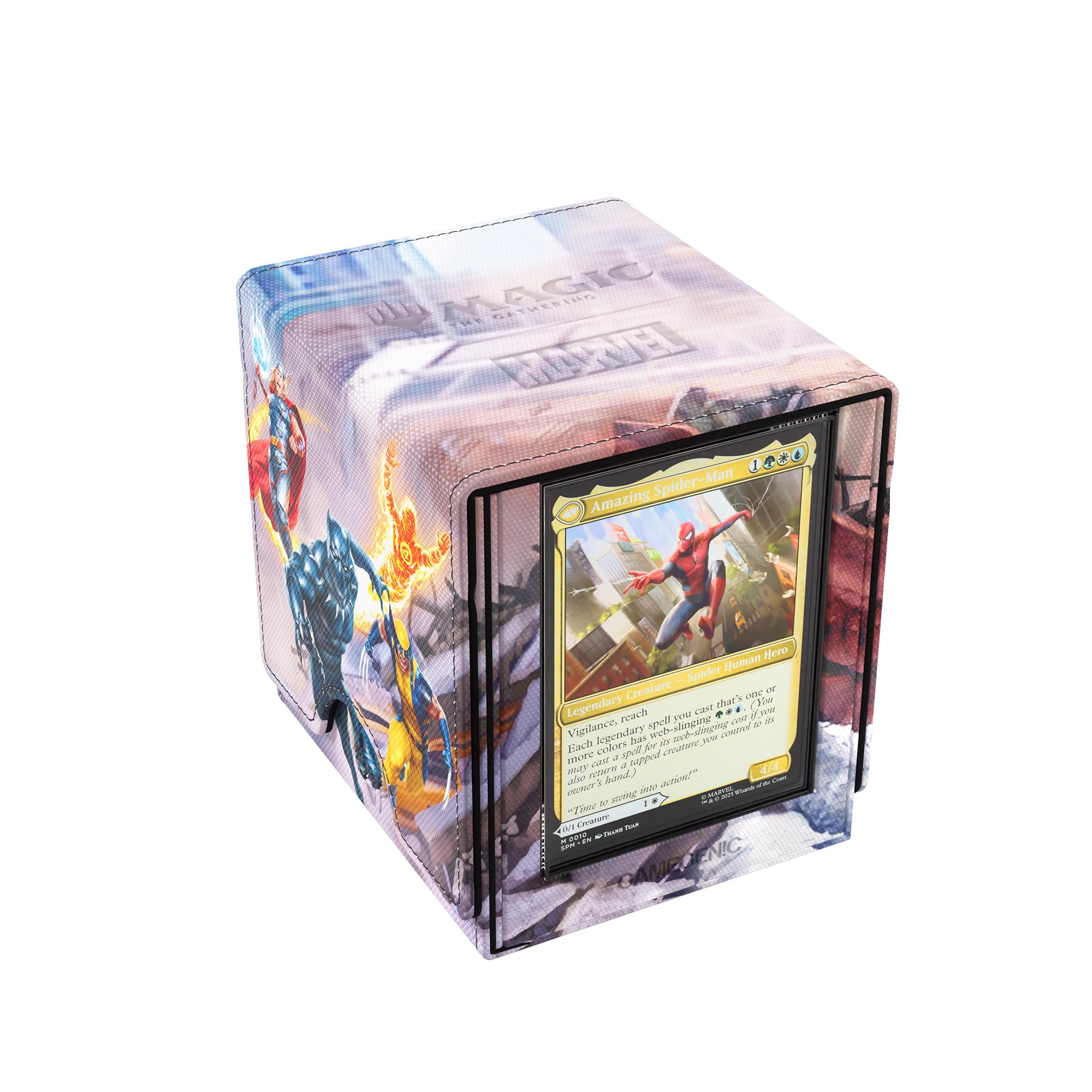 Gamegenic Sidekick PRO 100+ XL Deck Box - Holds 100+ Double-Sleeved Cards | Hidden Drawer | Slide Card Display