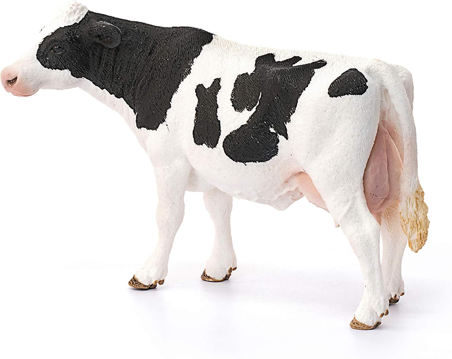 Schleich Farm World Holstein Cow Toy Figure - Realistic Hand-Painted Play Figure for Ages 3+ 4