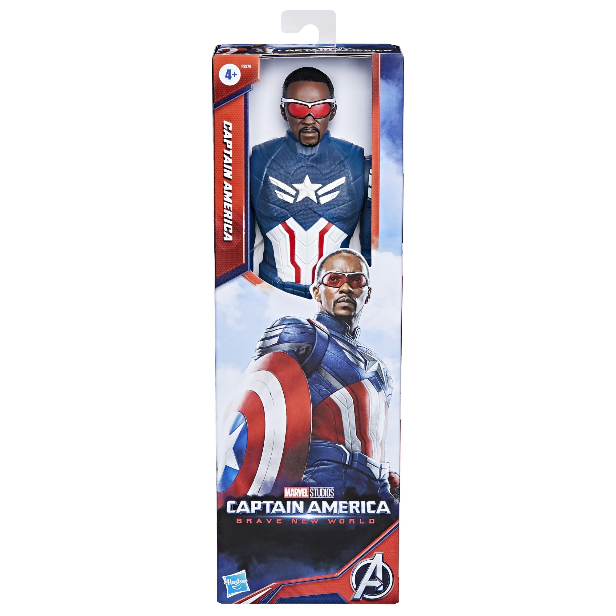 Marvel Studios Captain America Brave New World - 12-Inch Titan Hero Series Action Figure with Shield 3