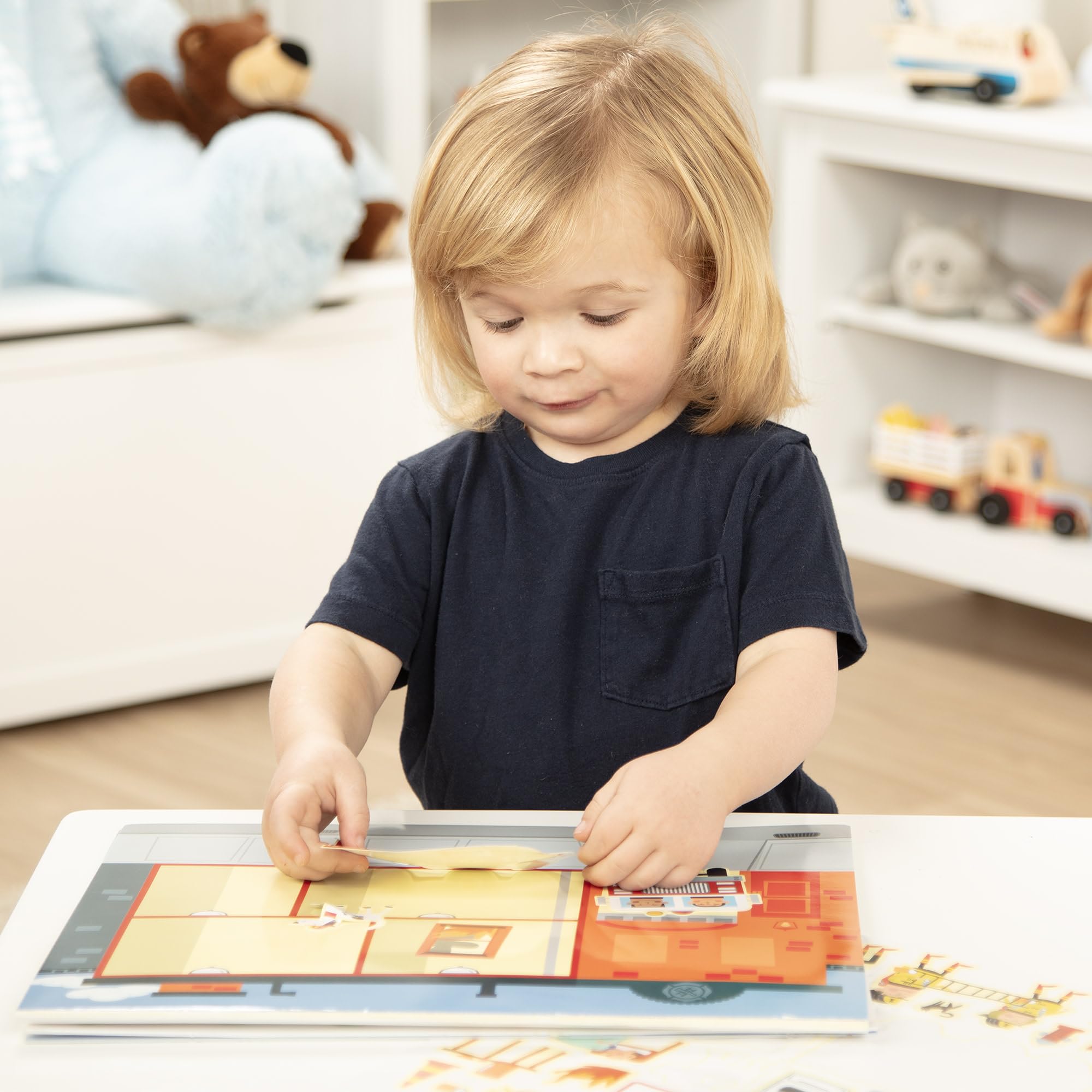 Melissa & Doug Reusable Sticker Pad - My Town | 200 Stickers & 5 Scenes | Ages 3+ 11