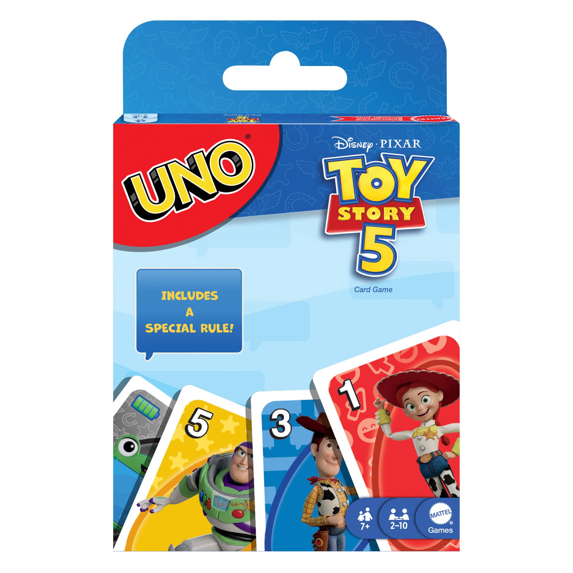 UNO Disney and Pixar Toy Story 5 Card Game - Multicolor, 2-10 Players, Ages 7+