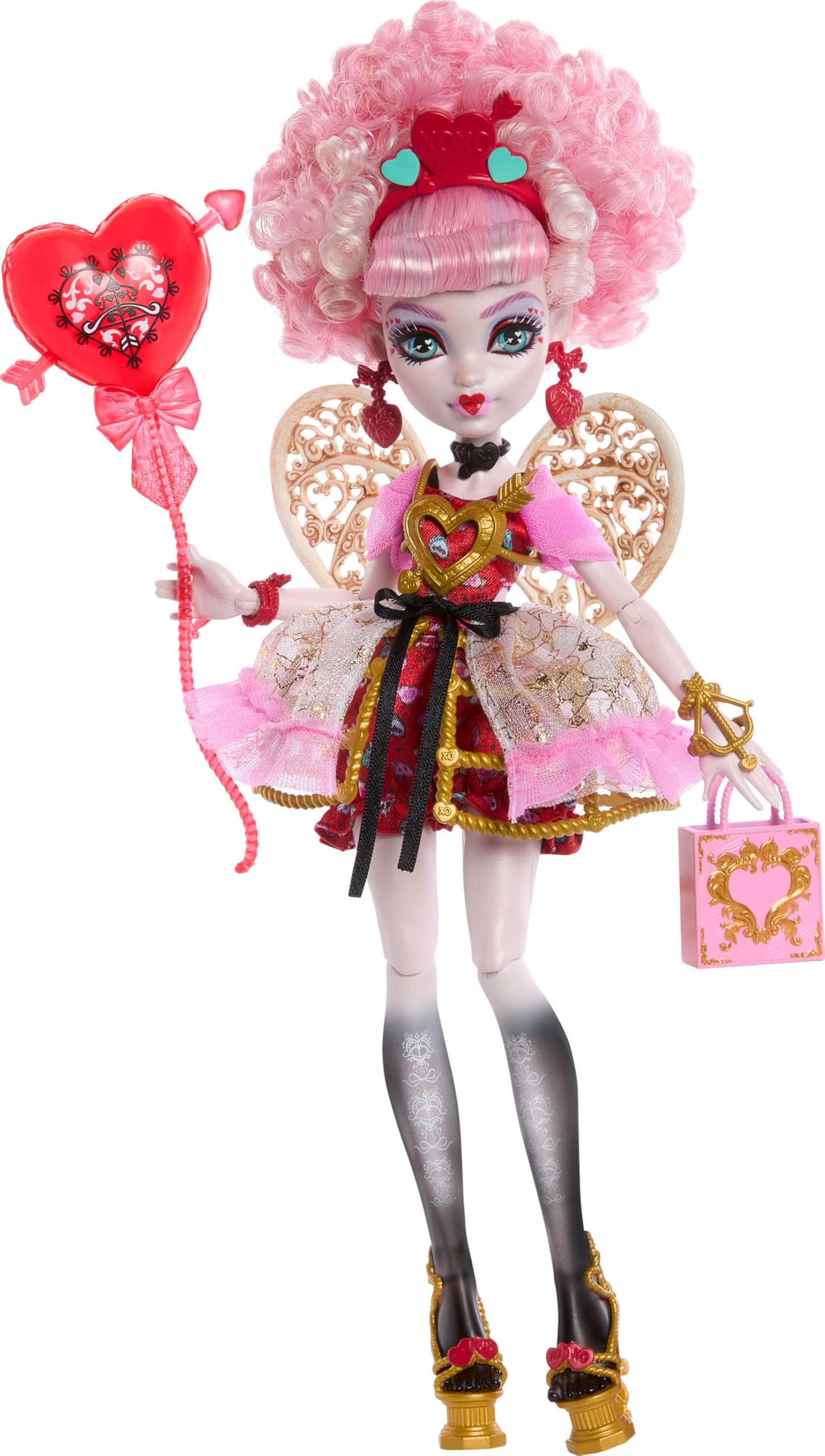 Monster High Cupid Asteria Scary Sweet Birthday Doll with Party Accessories