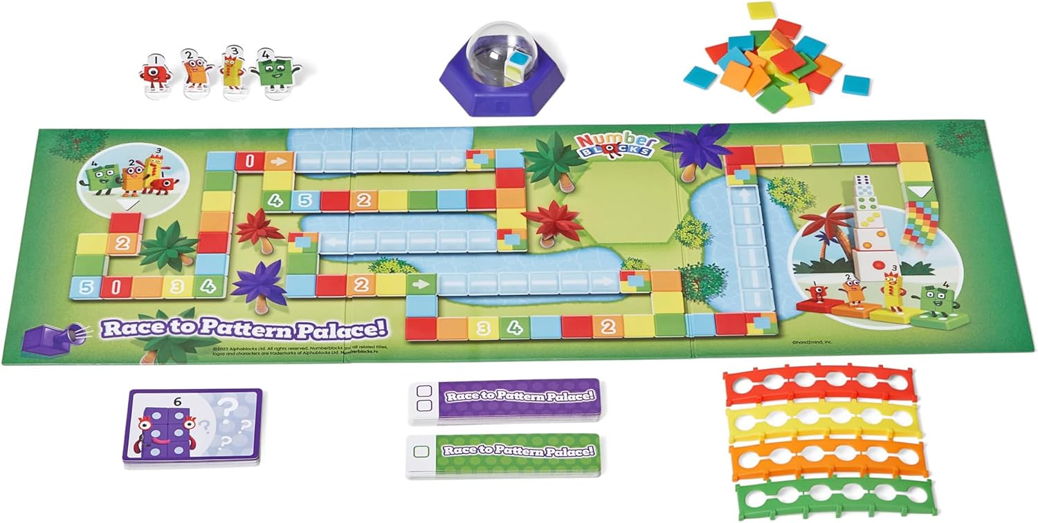 Learning Resources Numberblocks Race to Pattern Palace Board Game 4