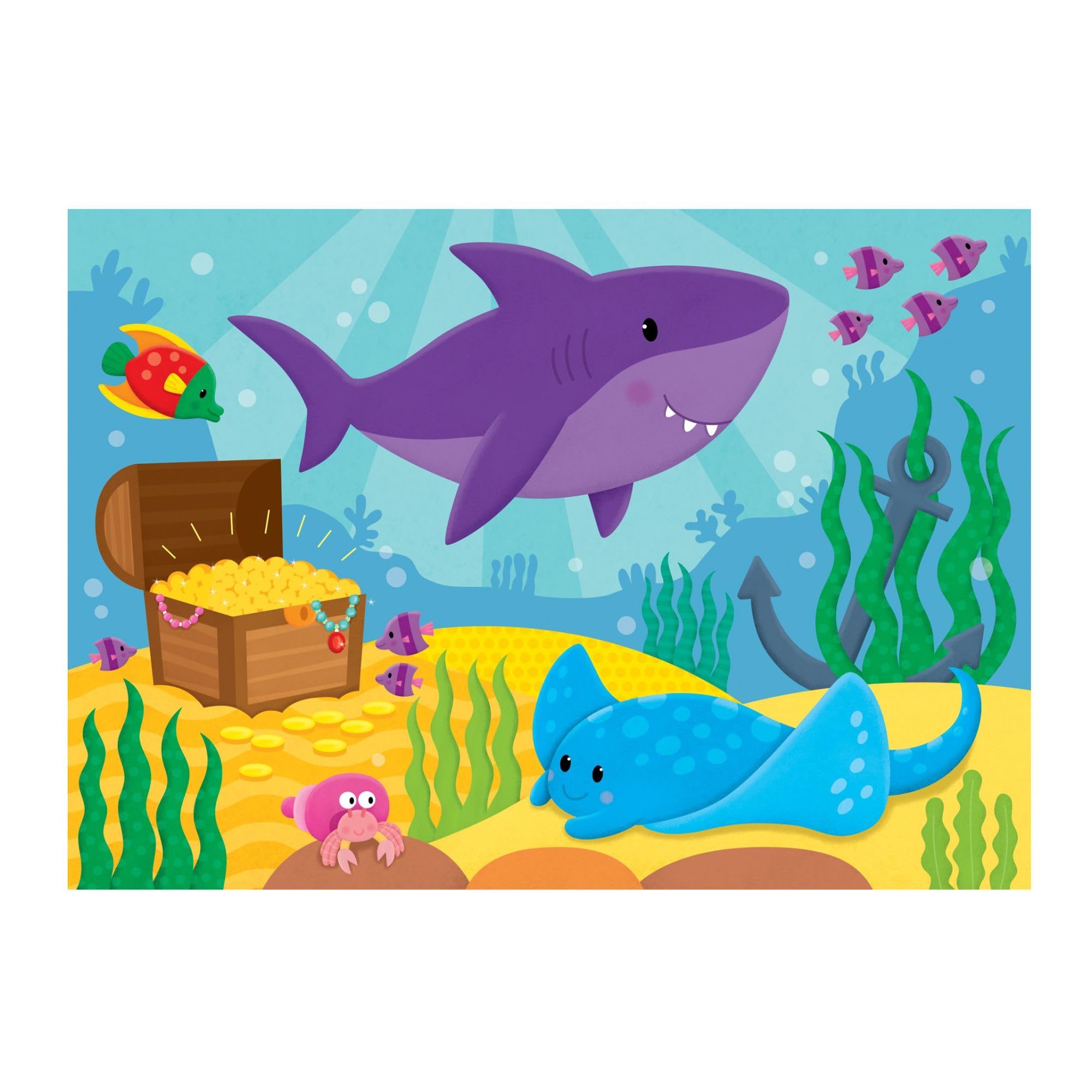 Galt 4 Puzzles in a Box - Ocean Themed Jigsaw Puzzles for Toddlers 18 Months+ 8