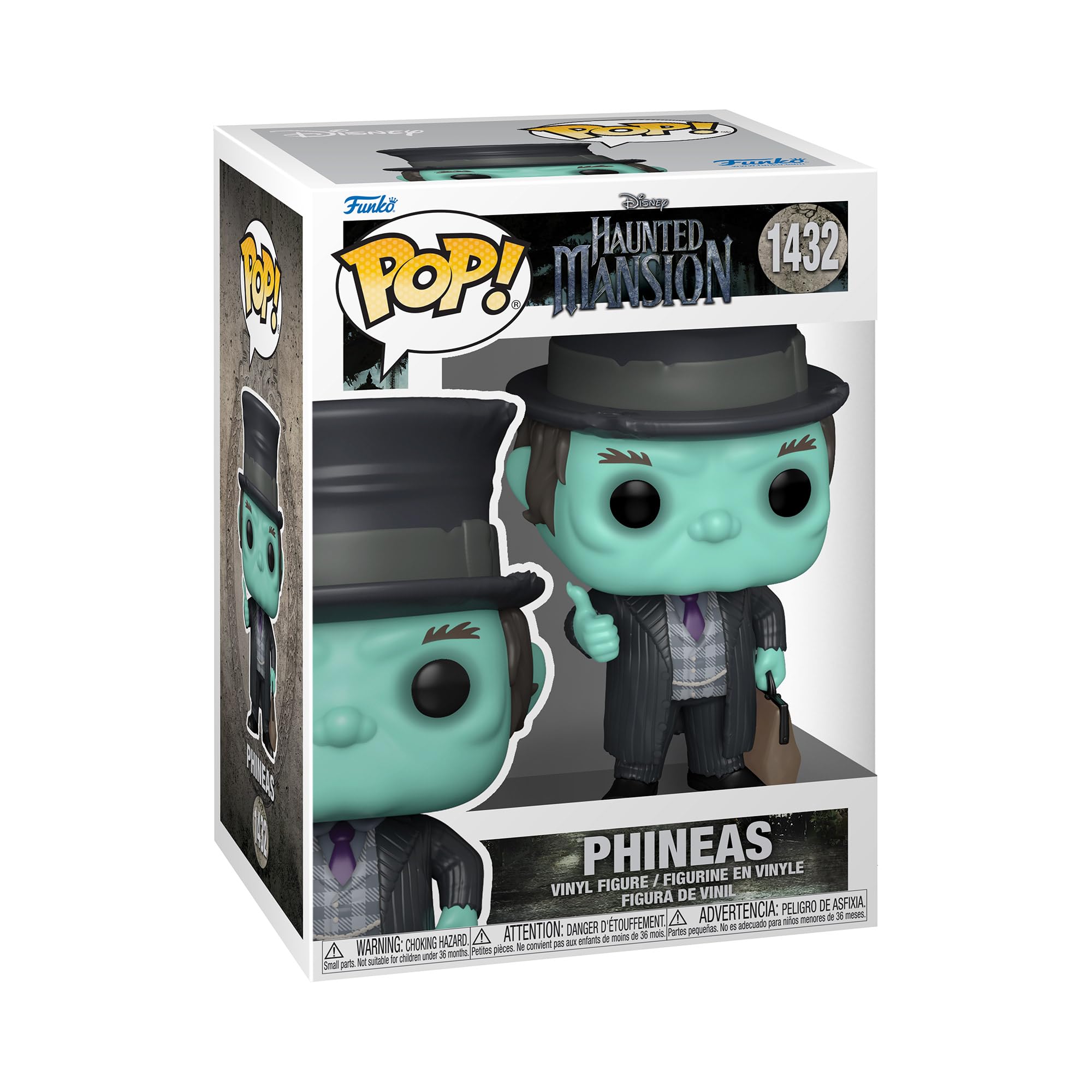 Funko Pop! Disney: The Haunted Mansion - Phineas Vinyl Figure (72369) 9