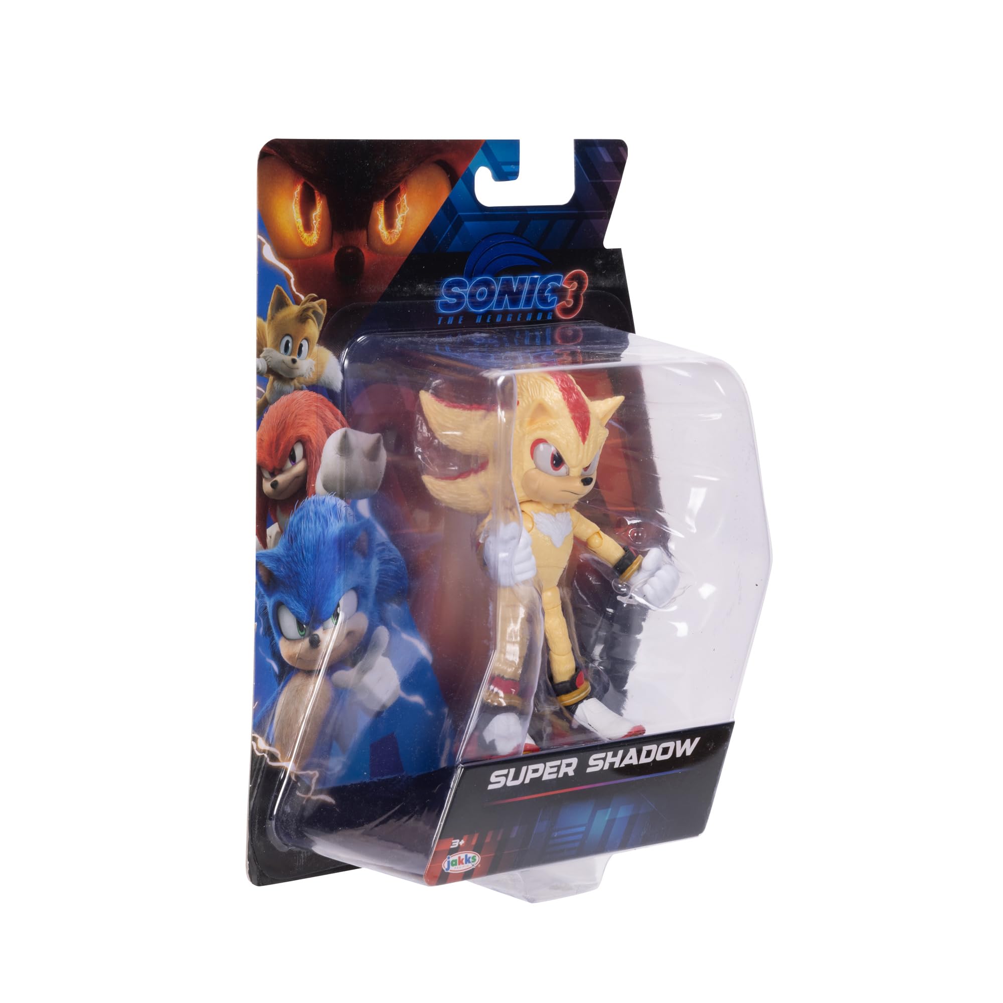 Sonic The Hedgehog Super Shadow 13 cm Action Figure by Jakks Pacific | Movable Joints 8