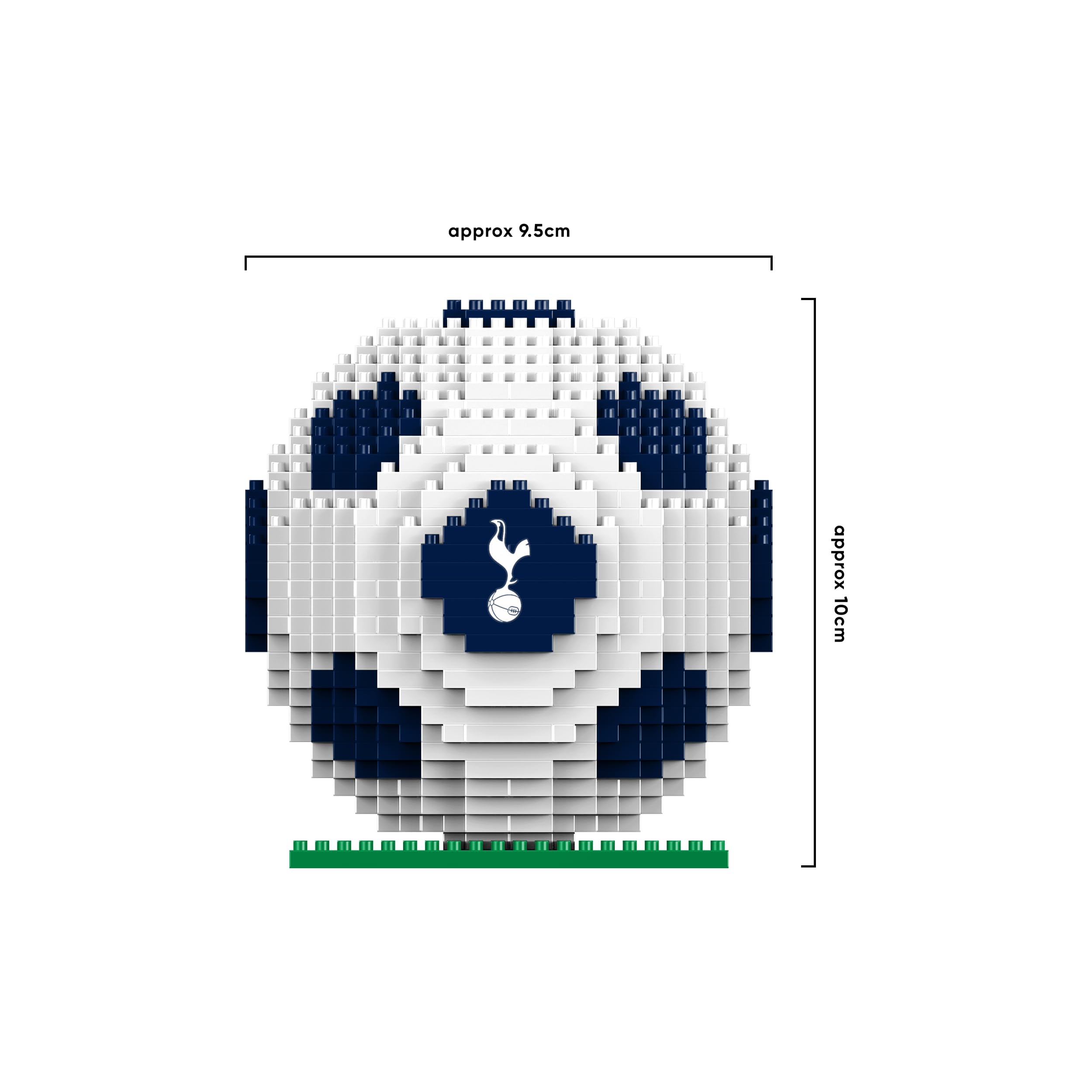 FOCO Tottenham Hotspur BRXLZ Football Building Set - 687 Pieces | 3D Construction | Officially Licensed 4
