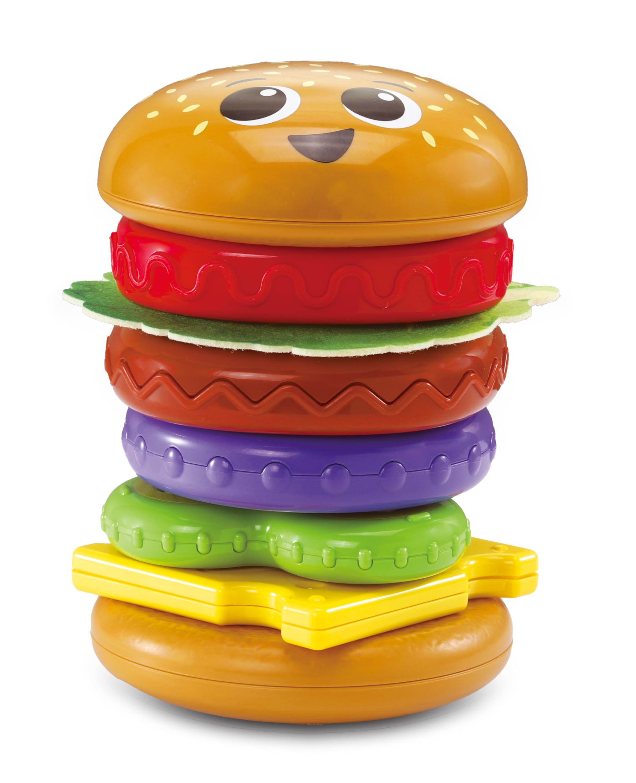 VTech Baby Build-a-Burger - Stacking and Sorting Toy for Toddlers 18 Months+