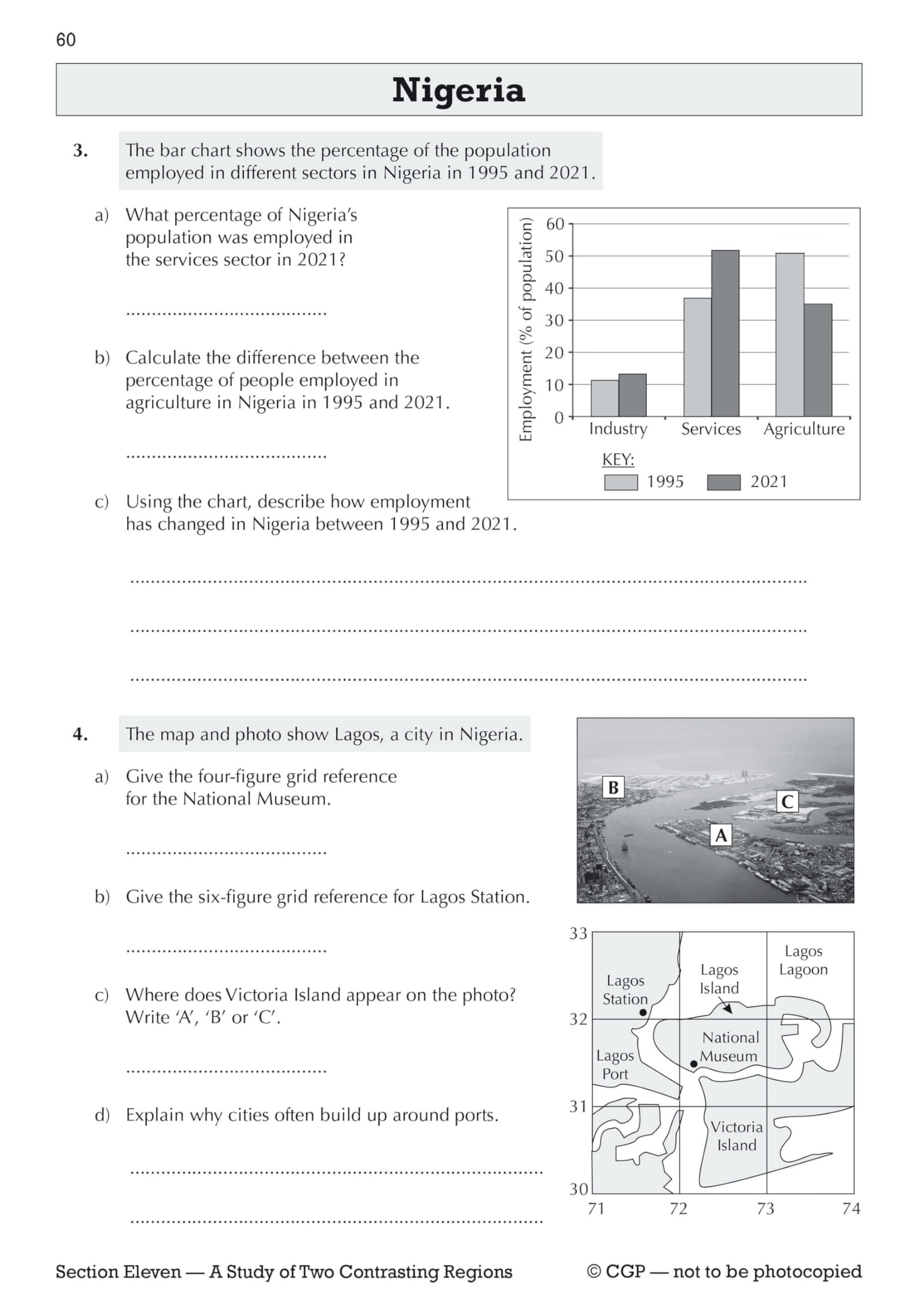 CGP New KS3 Geography Workbook with Answers - Years 7, 8 & 9 | Paperback 9