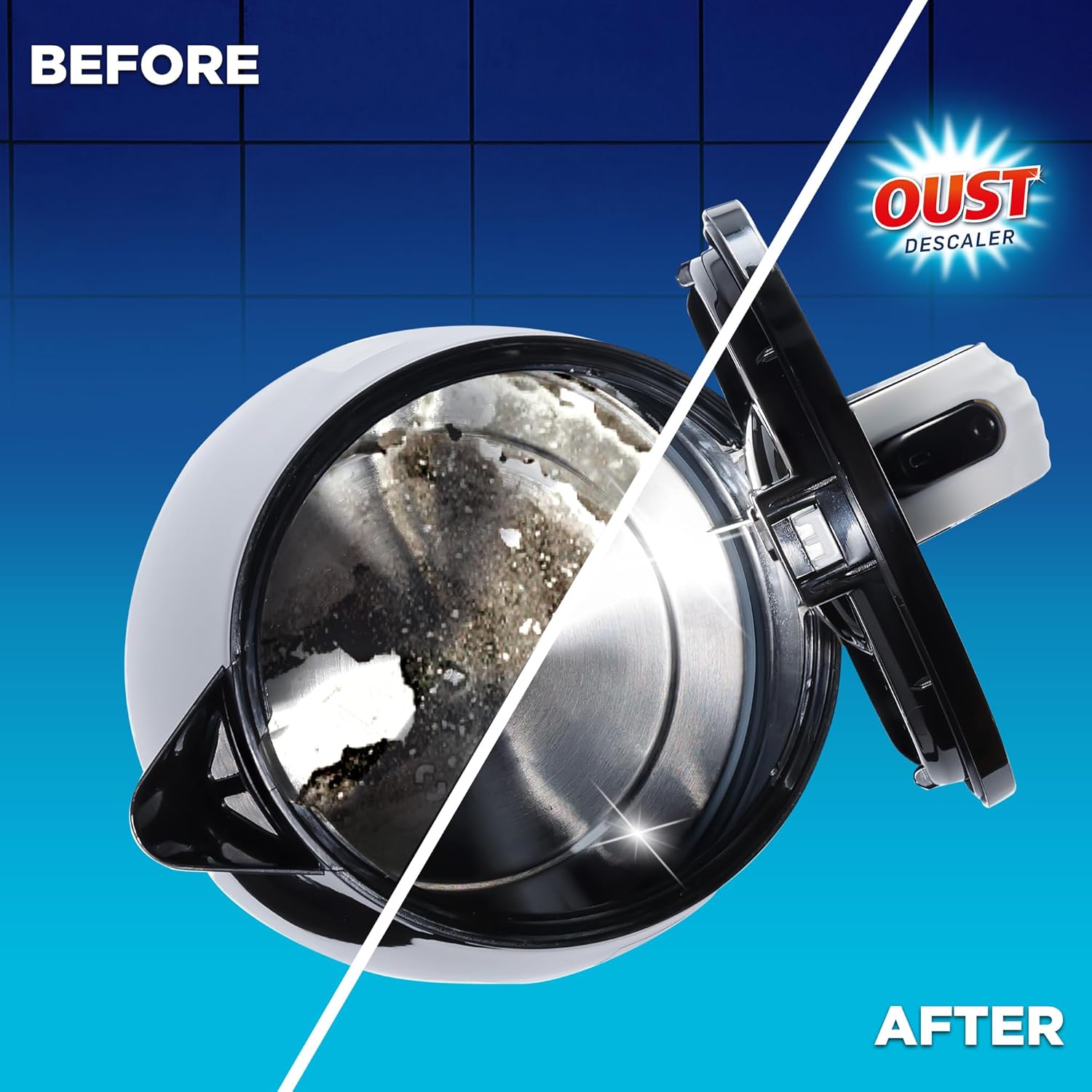 Oust Powerful All Purpose Descaler - Limescale Remover for Kettles, Irons, Coffee Machines & Shower Heads 4