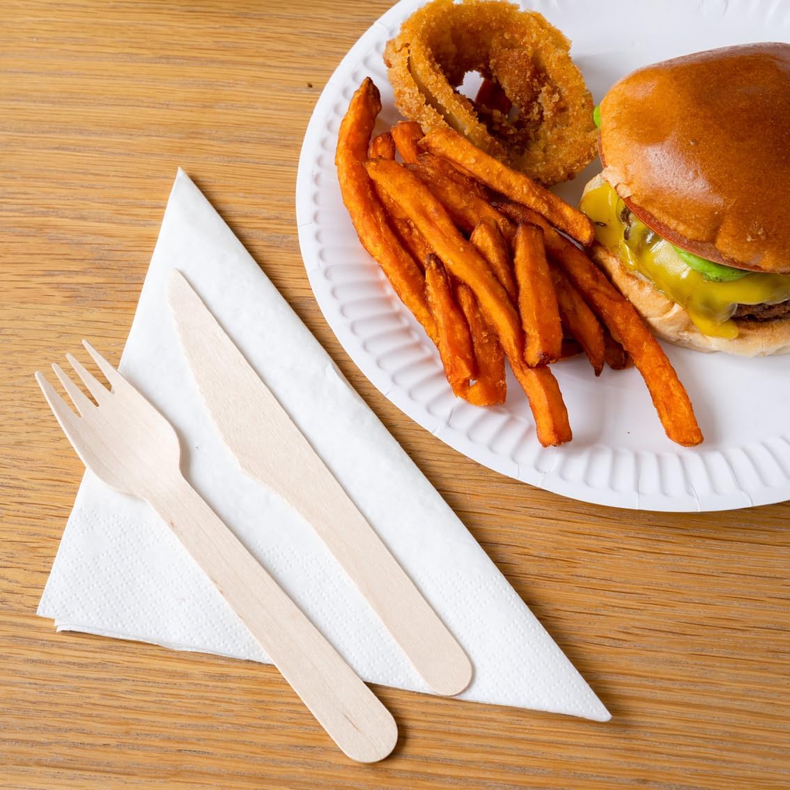 Talking Tables Table Kind 100 Pack Soft White Napkins 2-Ply 33cm 8