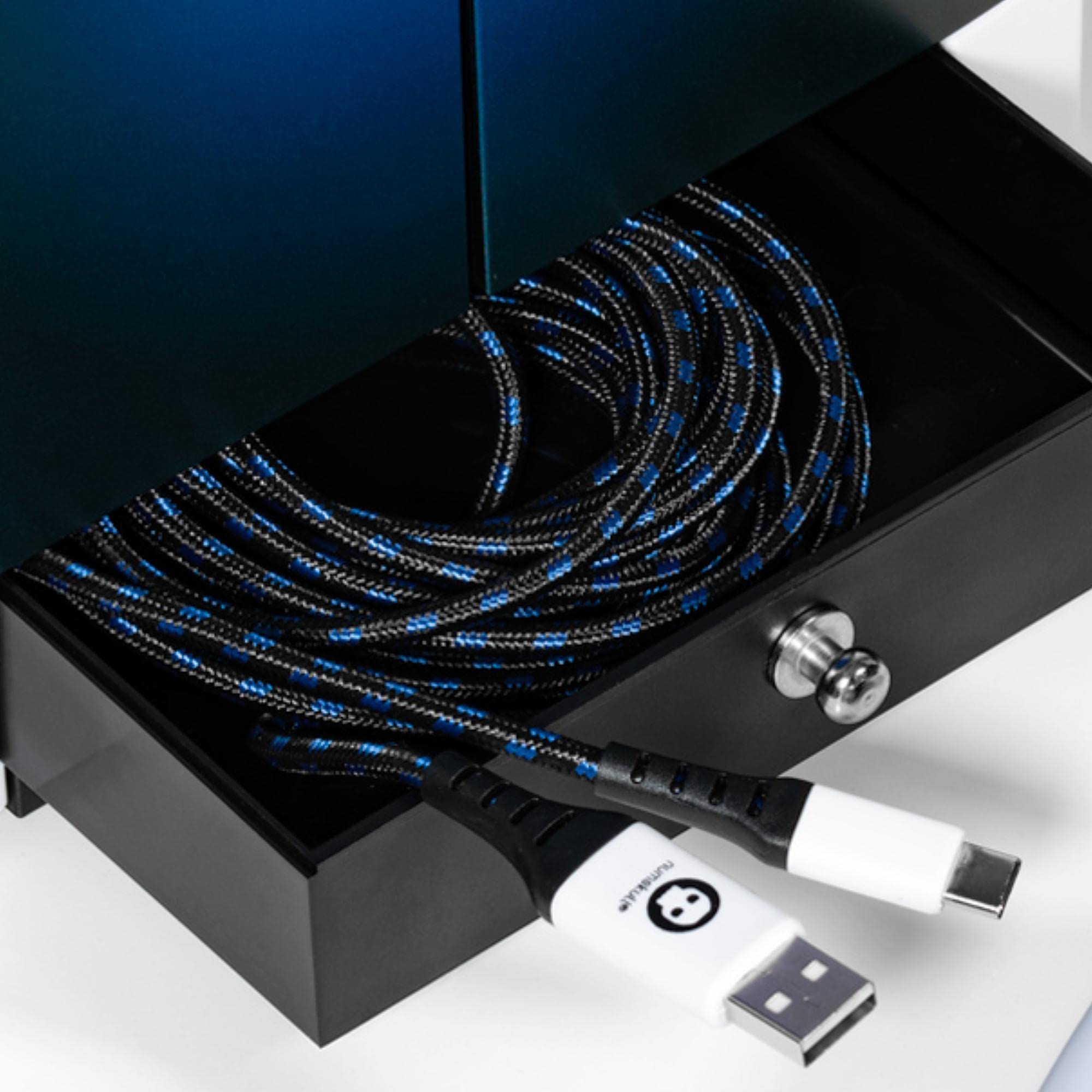 Numskull PS5-Inspired Gaming Storage Stand – Holds 10 Games, 4 Controllers, Headset & Accessories 11