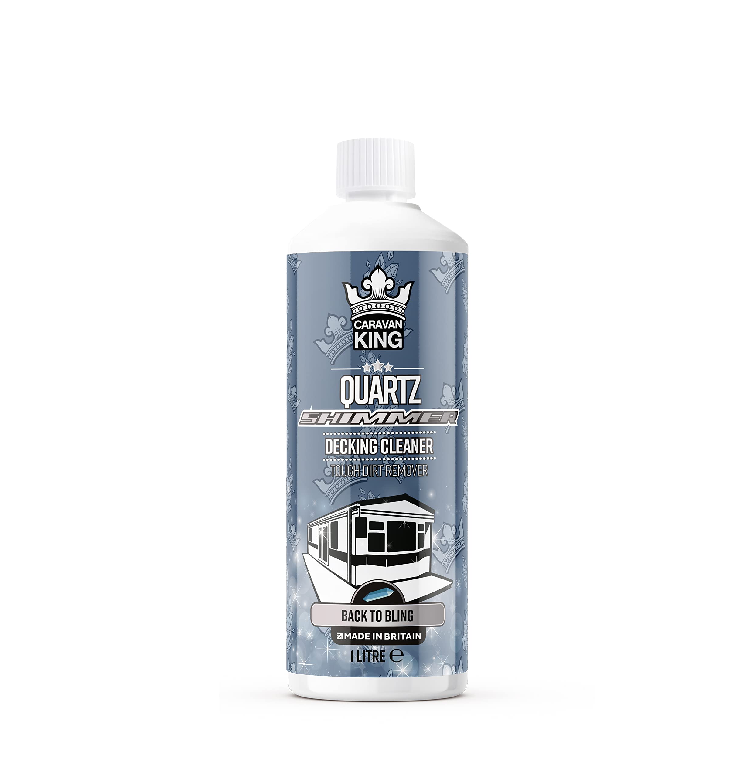 Caravan King Heavy-Duty Deck Cleaner - Algae & Mould Remover for Wood & Composite | 1L Liquid