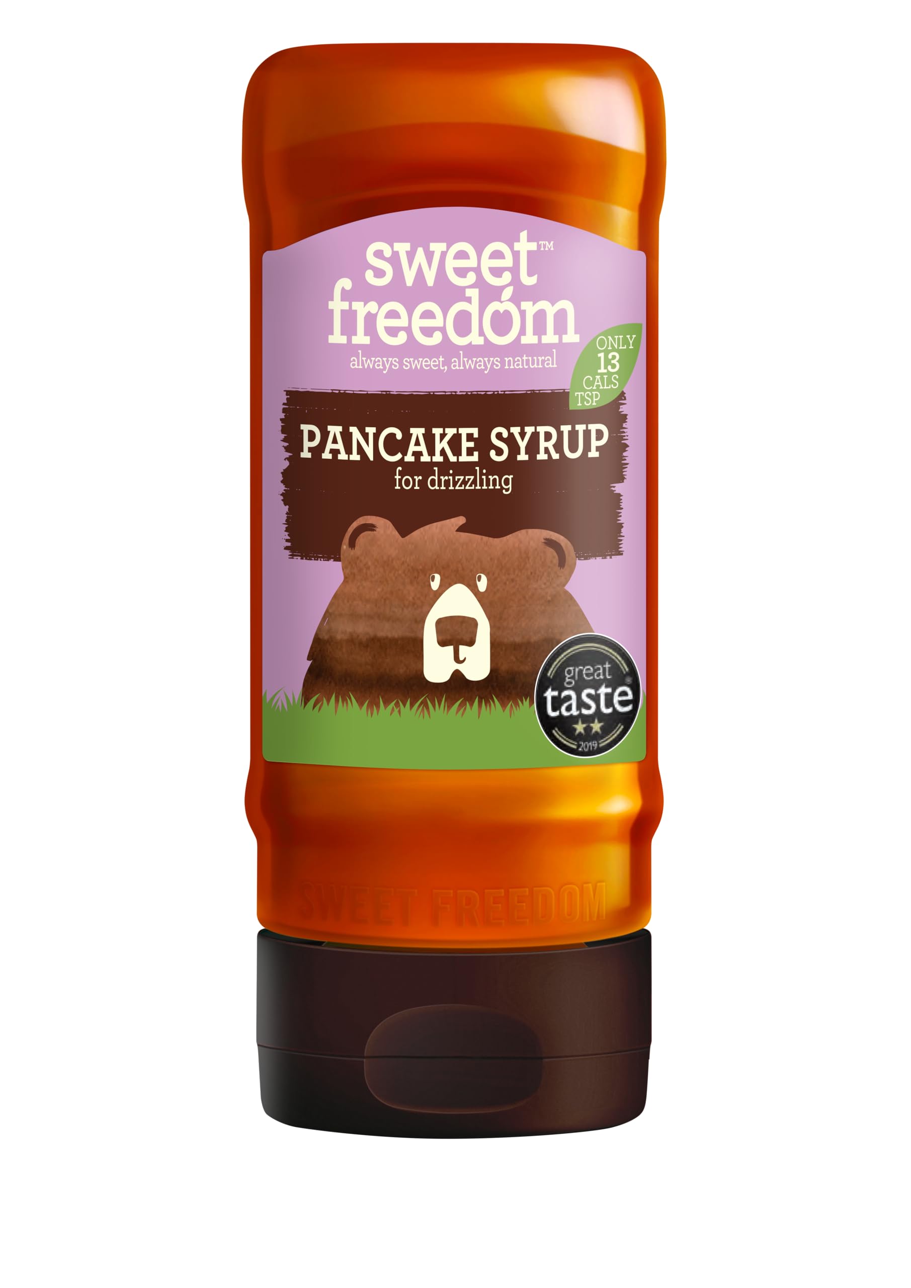 Sweet Freedom Pancake Syrup - 350g | Natural, Vegan, Low-Calorie Sweetener with Apple & Carob