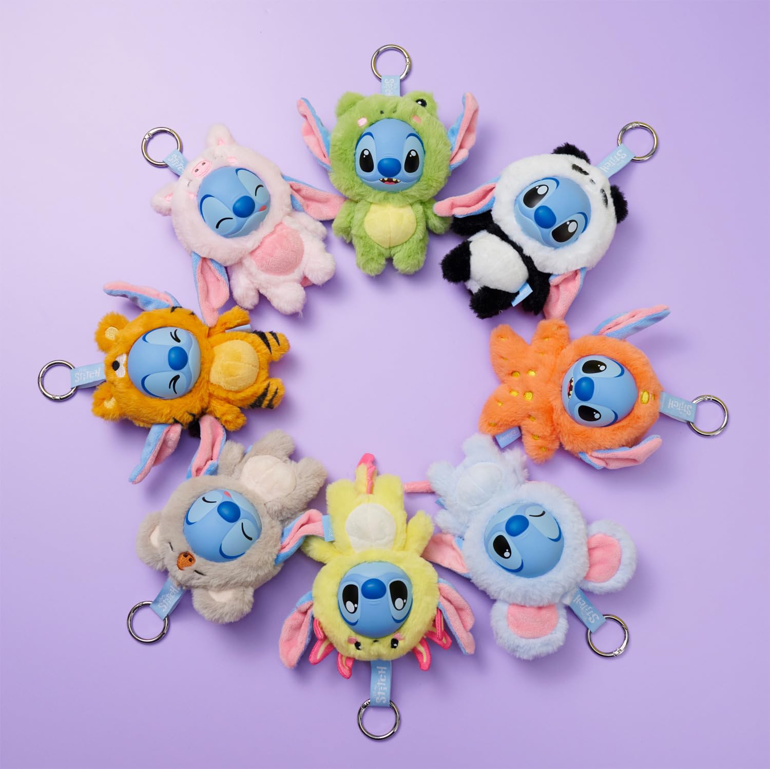 Simba Disney Stitch YuYu Blind Box Collectible Soft Plush Toy Keyring | 10 cm 3