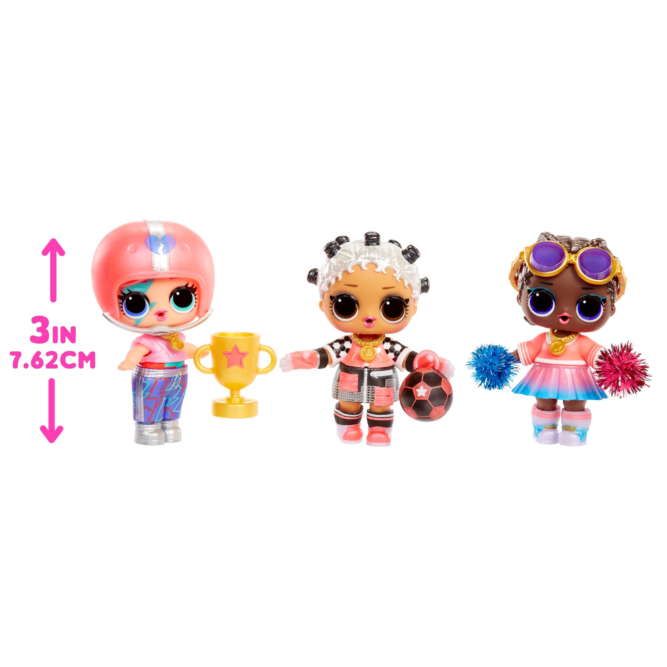 L.O.L. Surprise! All-Star Sports Vault Collection Tots - 12-Piece Doll Set with Accessories 4
