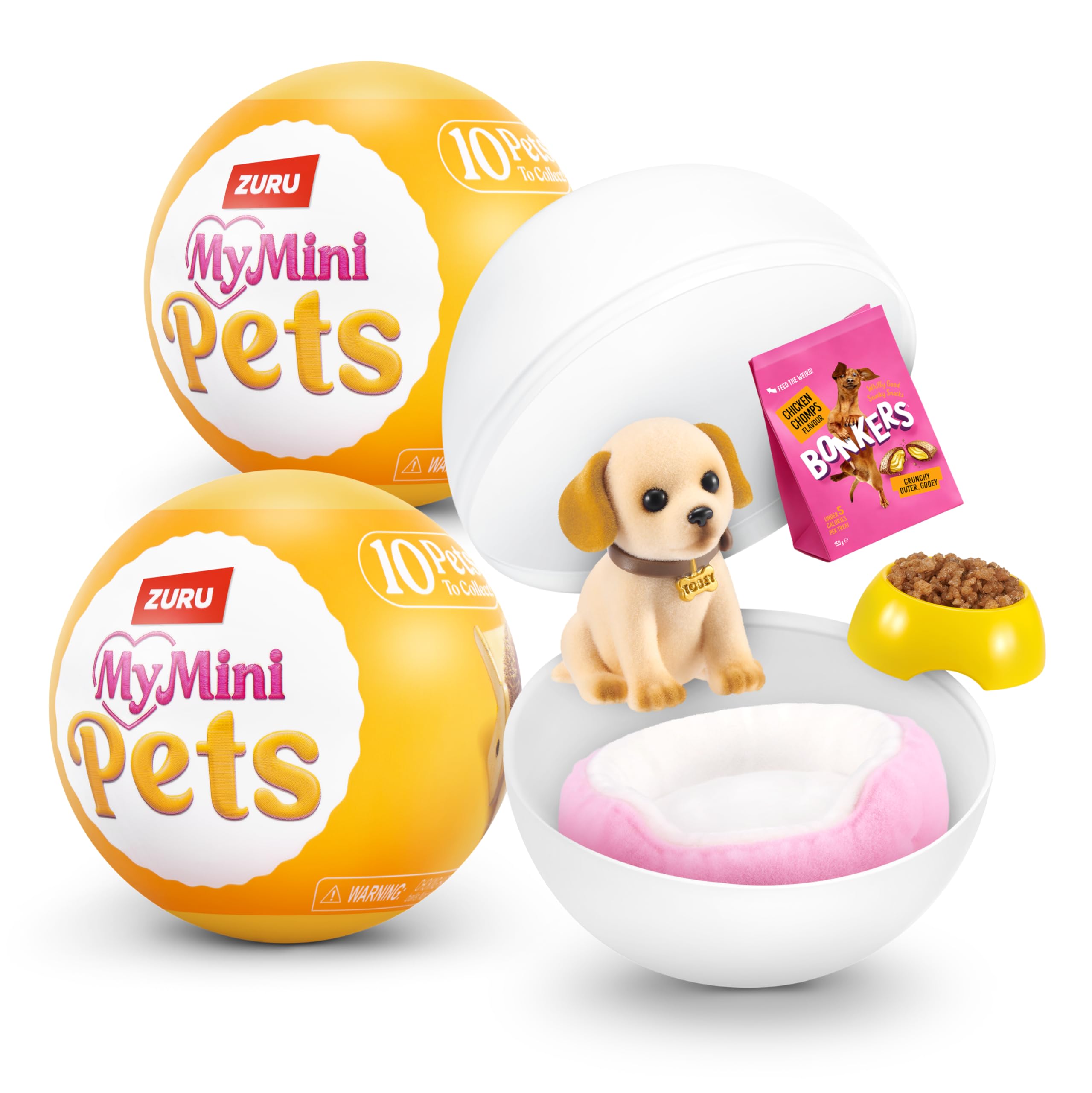 ZURU MY MINI My Mini Pet Series 1 (2 PACK) Collectible Mystery Capsule | Ages 3+