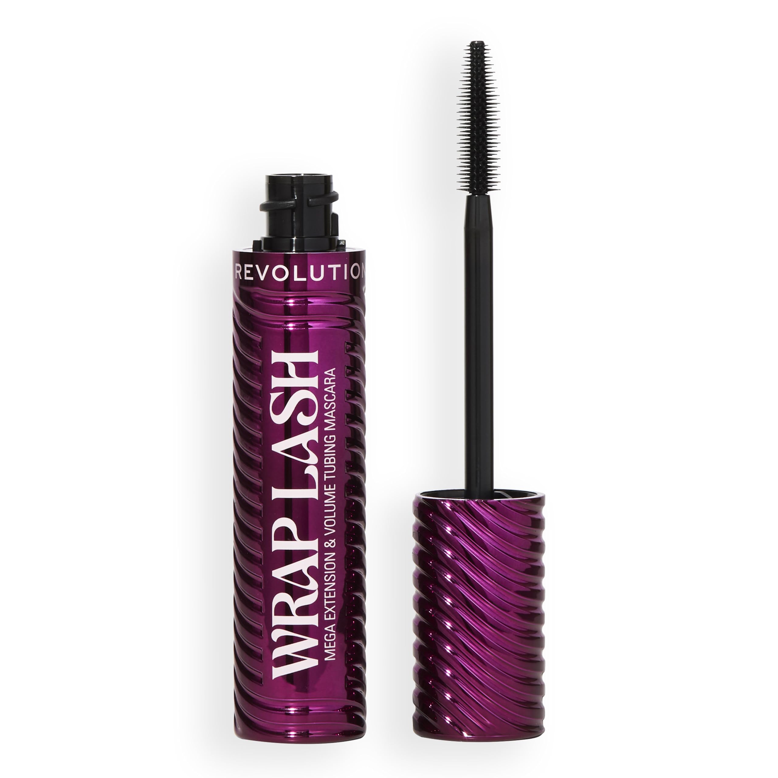 Revolution Beauty London Wrap Lash Tubing Mascara - 24-Hour Wear, Smudge-Proof & Water-Resistant, Vegan & Cruelty-Free, Burgundy, 8.5ml 1