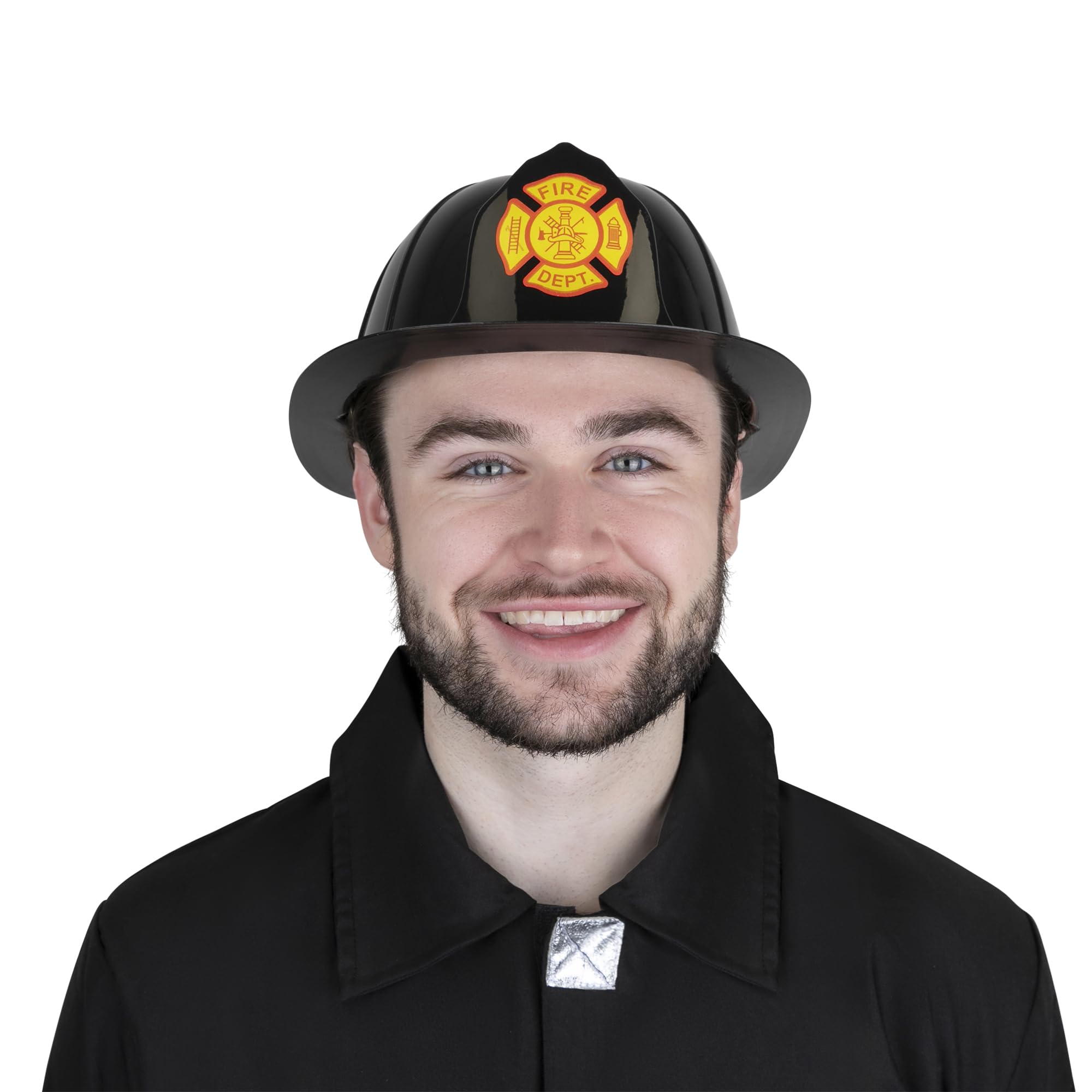 Dress Up America Firefighter Costume Helmet - One Size Fits Most