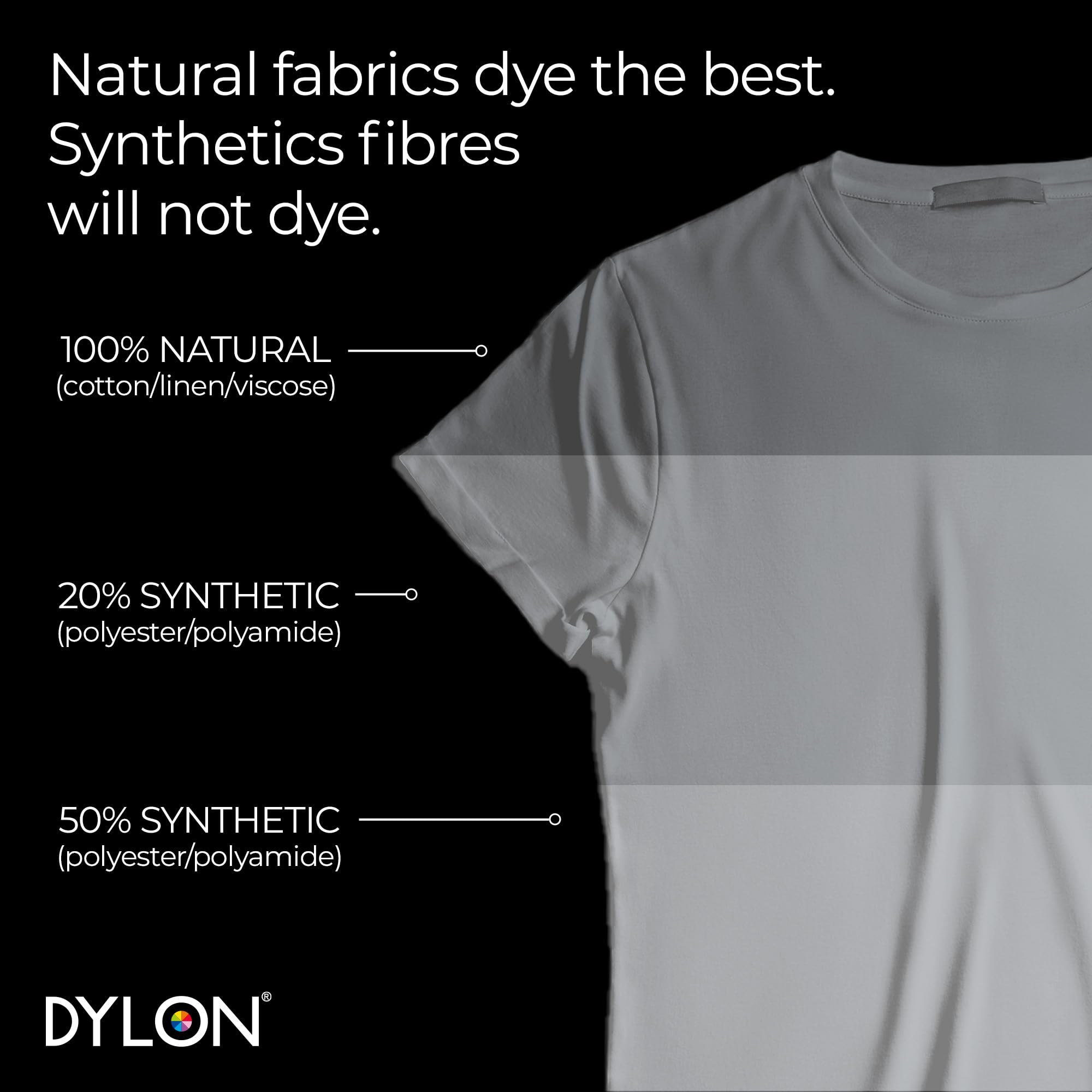 Dylon Washing Machine Fabric Dye Pod - Smoke Grey, 350g 9